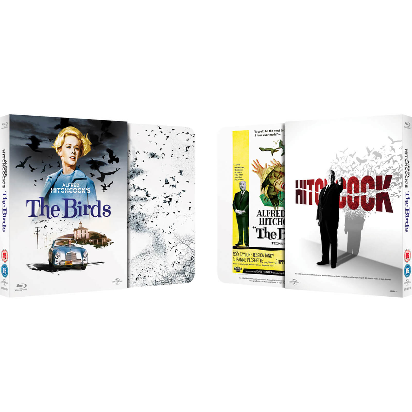 The Birds - Zavvi Exclusive Limited Edition Slipcase Steelbook (Limited To 2000 Copies)