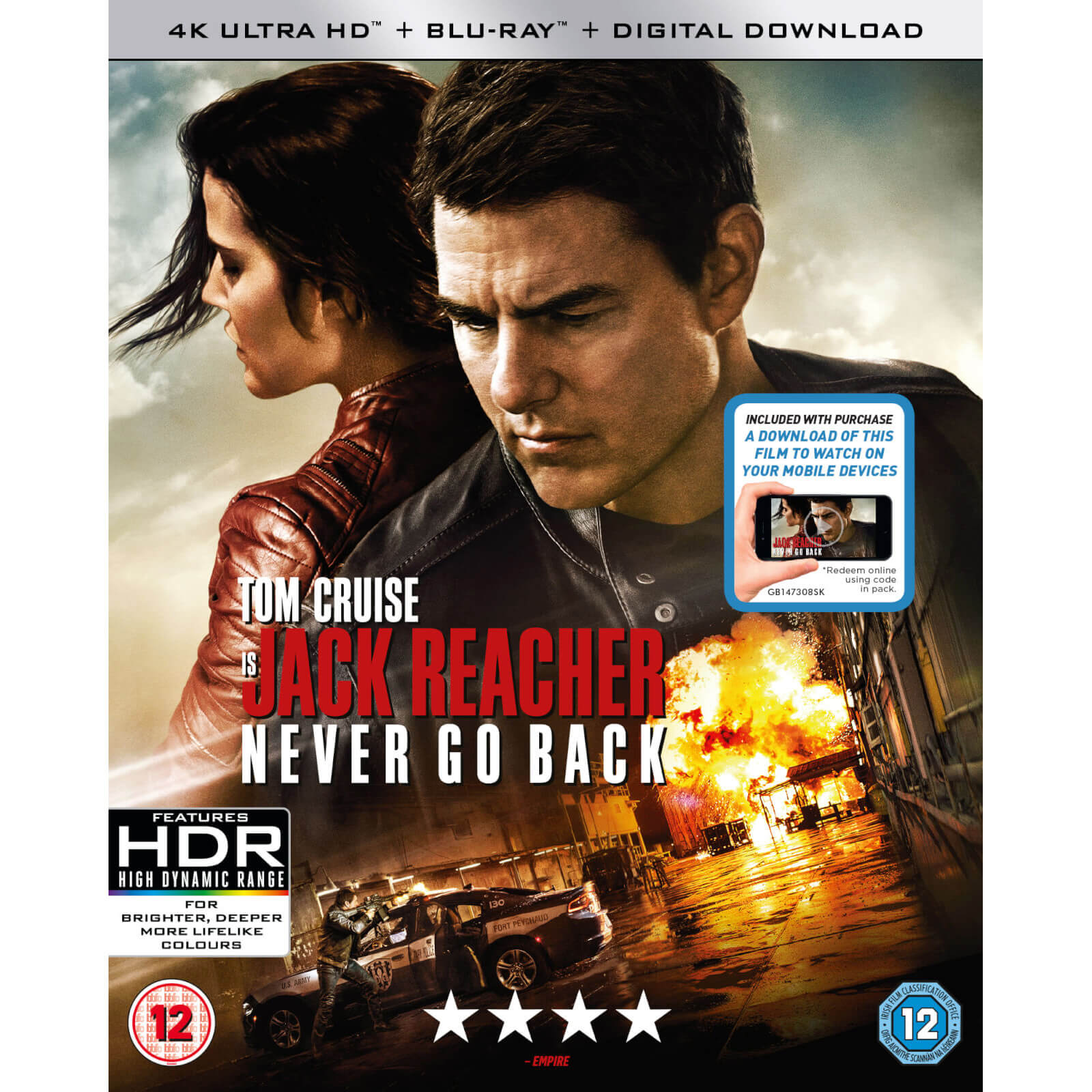 Jack Reacher: Never Go Back - 4K Ultra HD (inkl. digitalem Download)