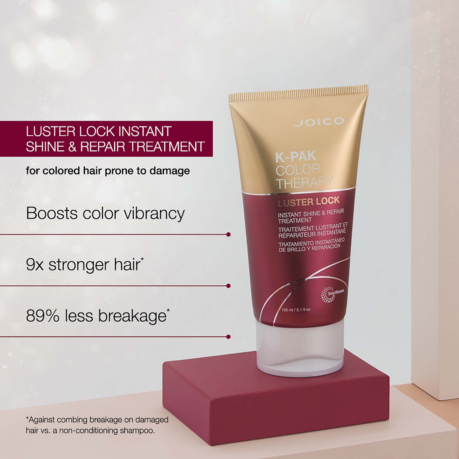 Thumbnail - Joico K-Pak Color Therapy Luster Lock Behandlung für Sofortigen Glanz und Reparatur 500 ml