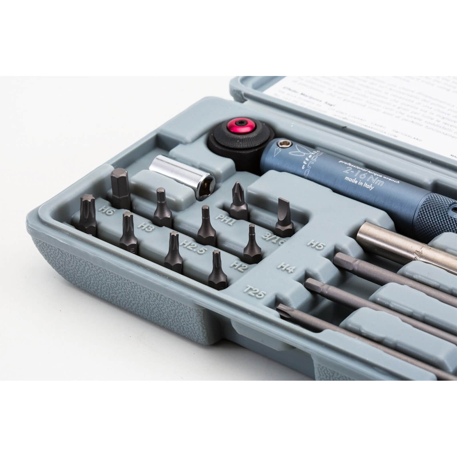 Effetto Mariposa Giustaforza II 2-16 Pro Anniversary Torque Wrench With Case - Grey