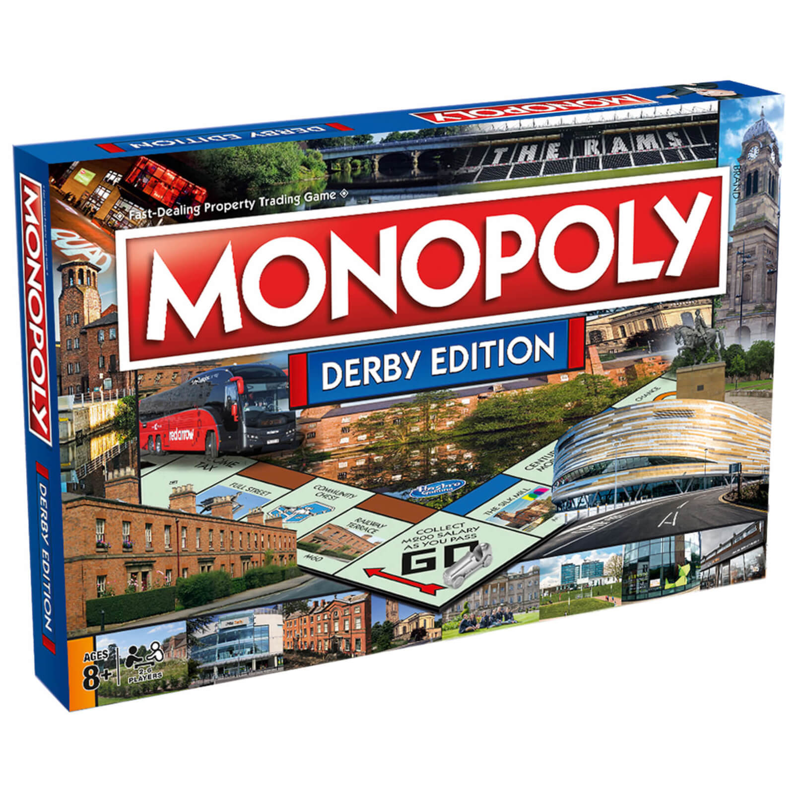 Monopoly Board Game - Derby Edition