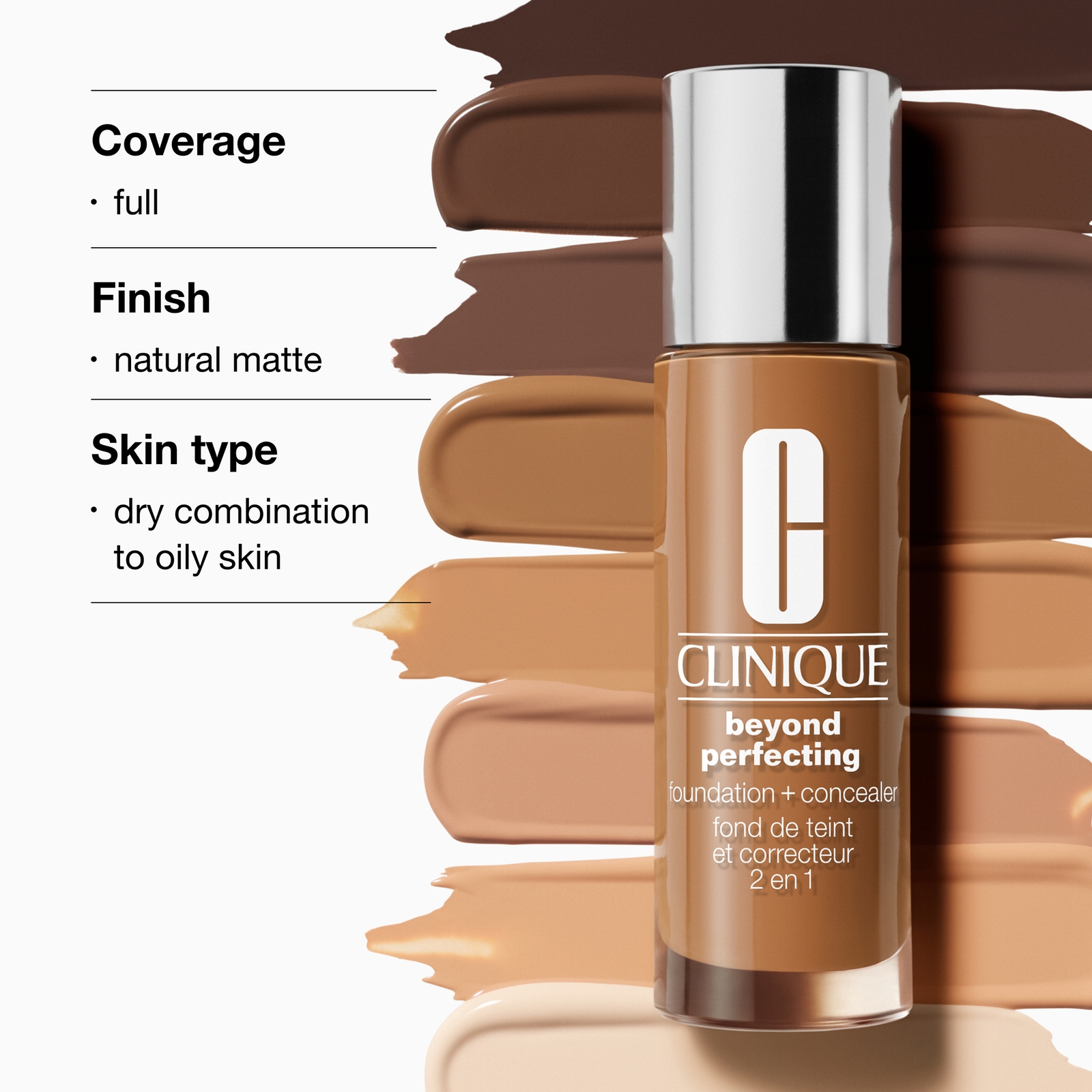 Thumbnail - Clinique Beyond Perfecting Foundation und Concealer 30ml - Toasted Wheat