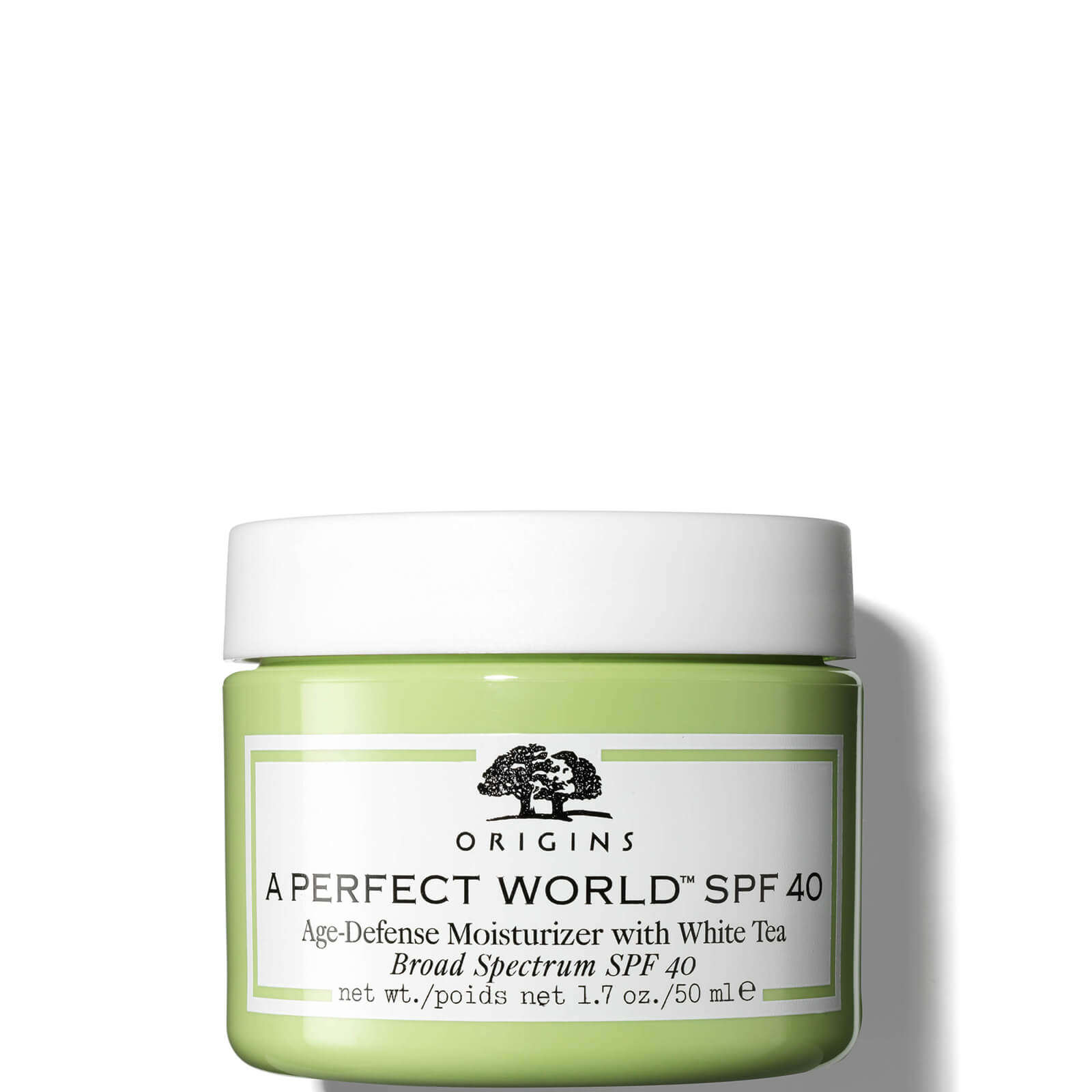 Photos - Sun Skin Care Origins A Perfect World™ SPF40 Age-Defense Moisturiser with White Tea 50ml