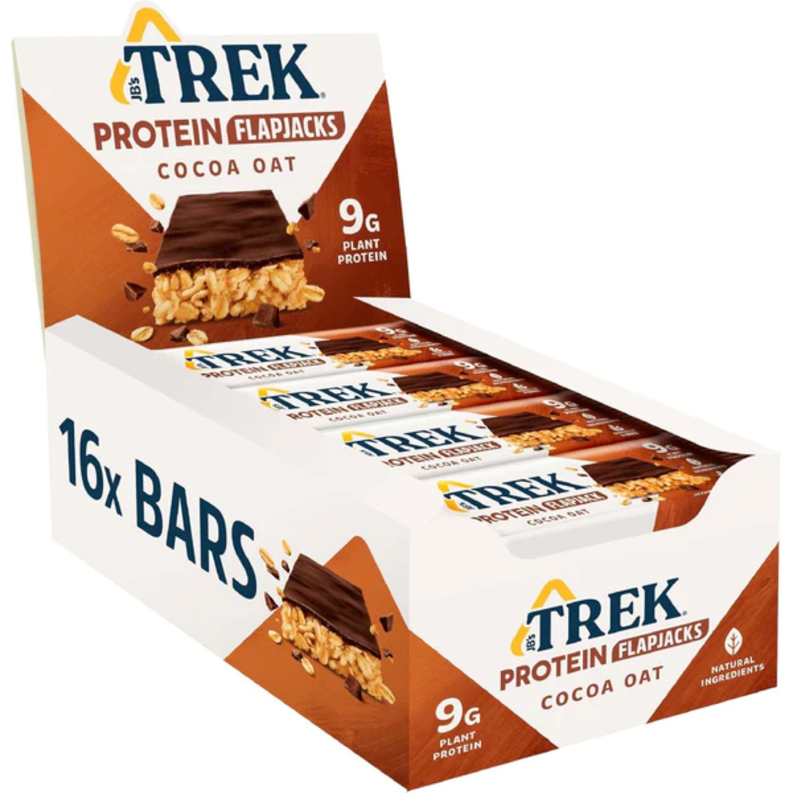 Trek Cocoa & Oat Protein Flapjack - 16servings - Cocoa Oat