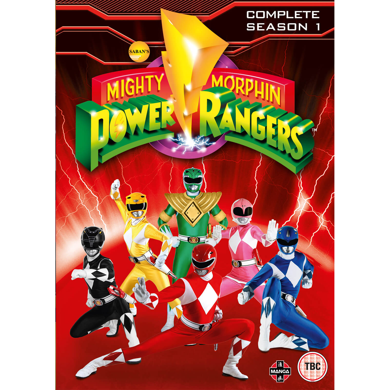 Mighty Morphin Power Rangers Komplette Staffel 1 Sammlung