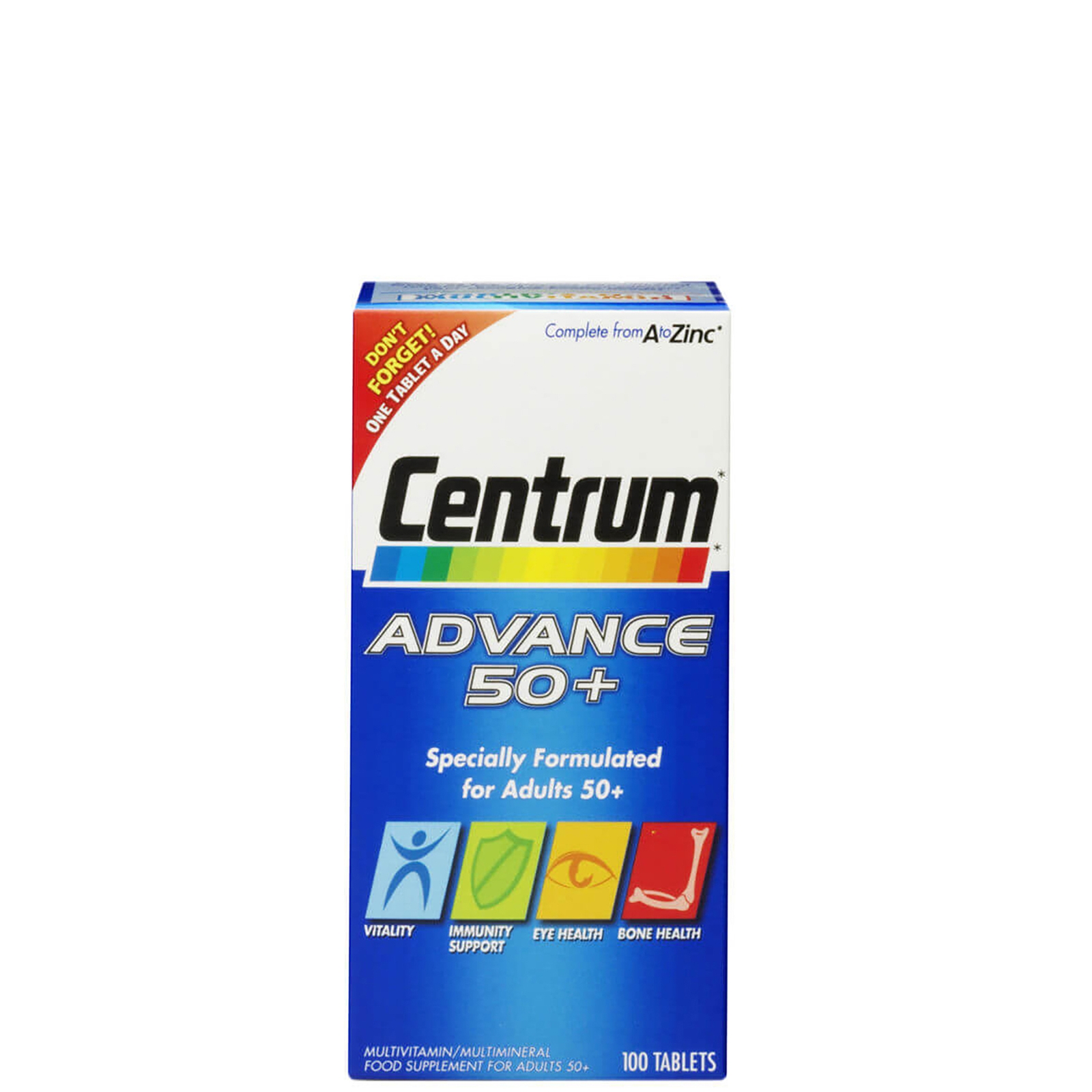 

Centrum Advance 50 Plus Multivitamin Tablets - (100 Tablets)