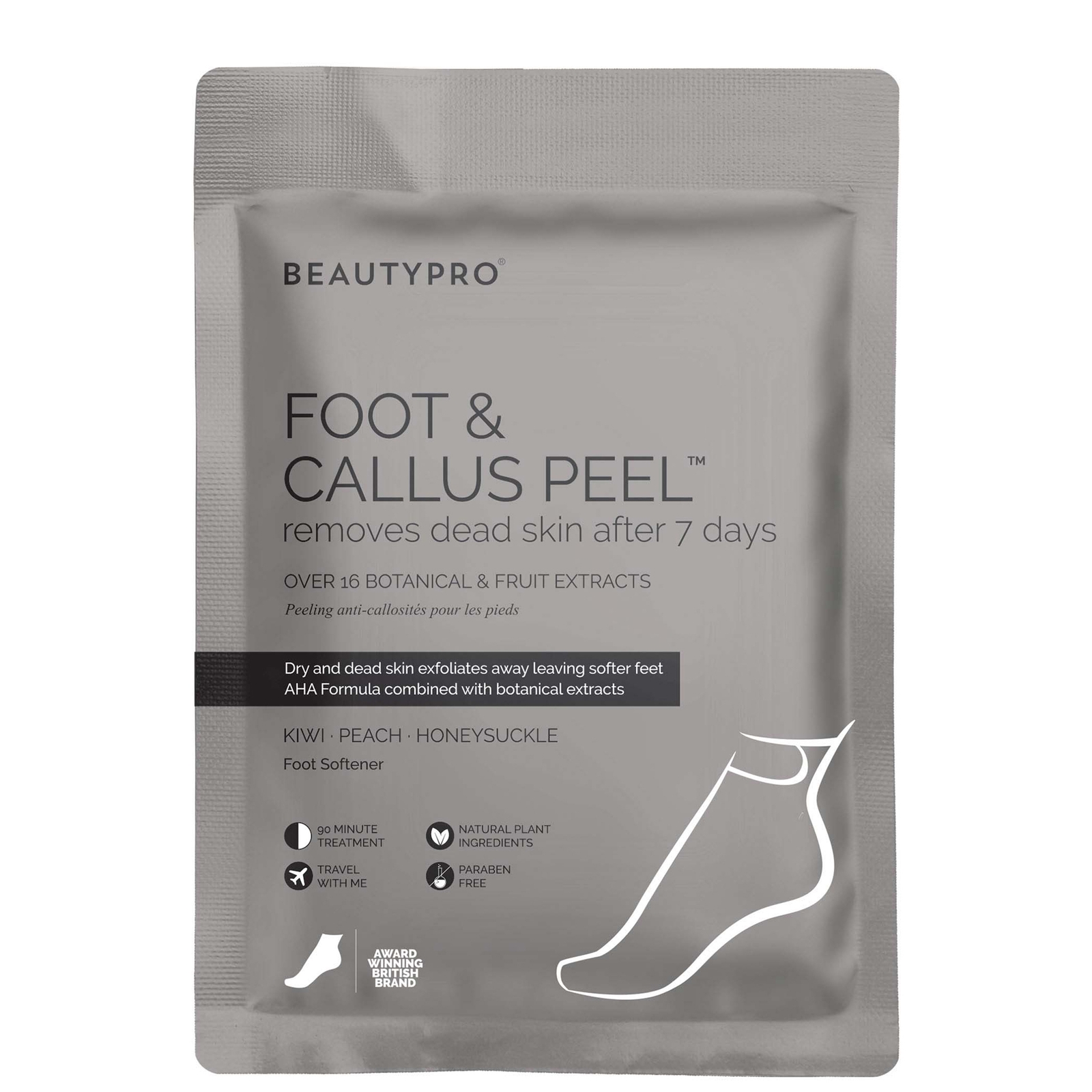 

BEAUTYPRO Foot and Callus Peel with over 17 Botanical and Fruit Extracts (1 Pair)