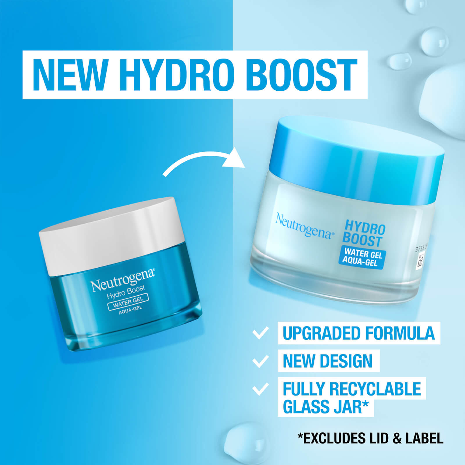 Neutrogena Hydro Boost Water Gel Moisturiser with Hyaluronic Acid for Dry Skin 50ml