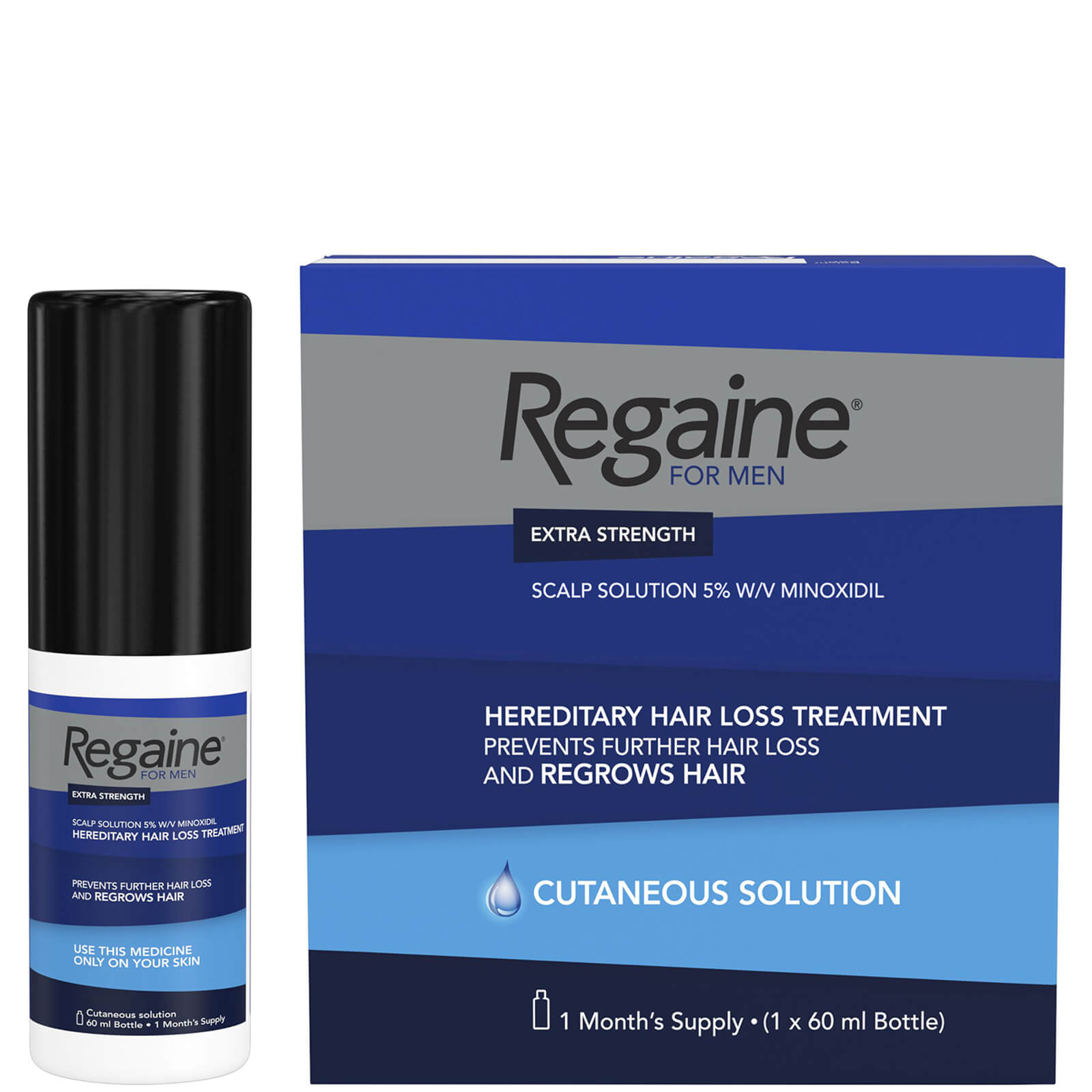 Regaine Men's Extra Strength Hair Loss and Hair Regrowth Solution 60ml
