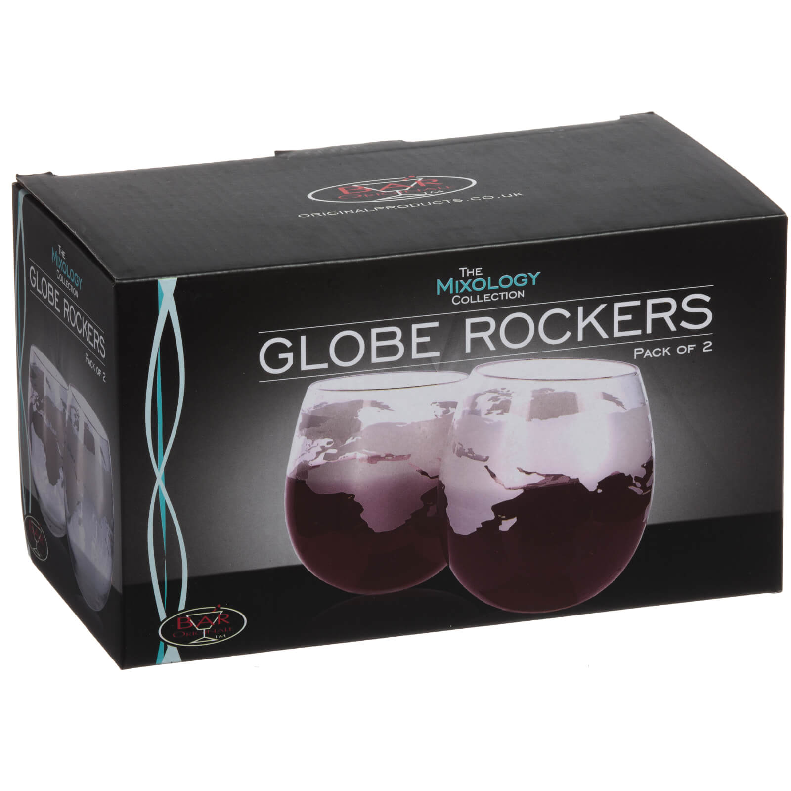 Globe Whiskey Rocker Glasses 300ml (Pack of 2)