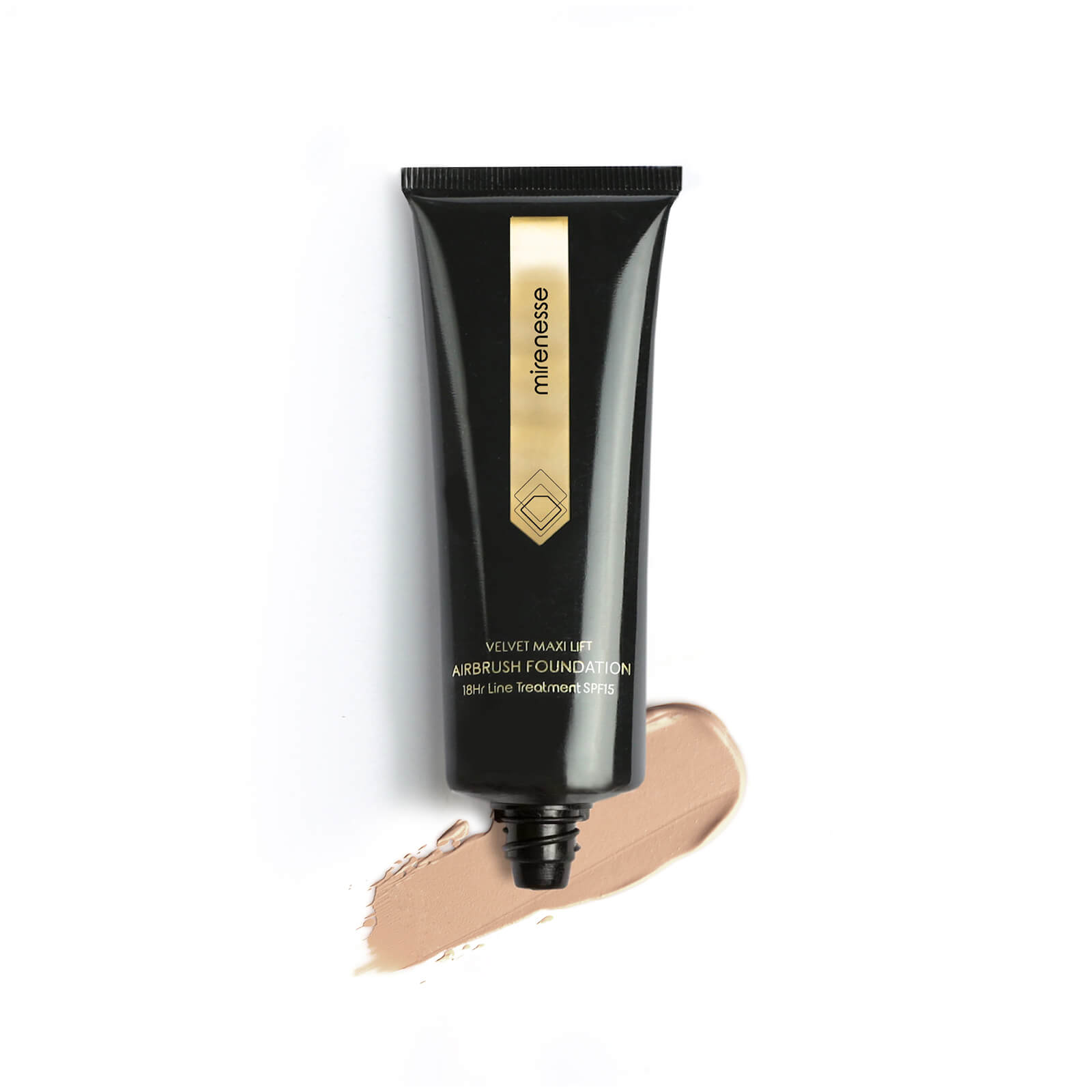 mirenesse Velvet Maxi Lift Airbrush 18 Hour SPF15 Foundation 40g (Various Shades) - Bronze