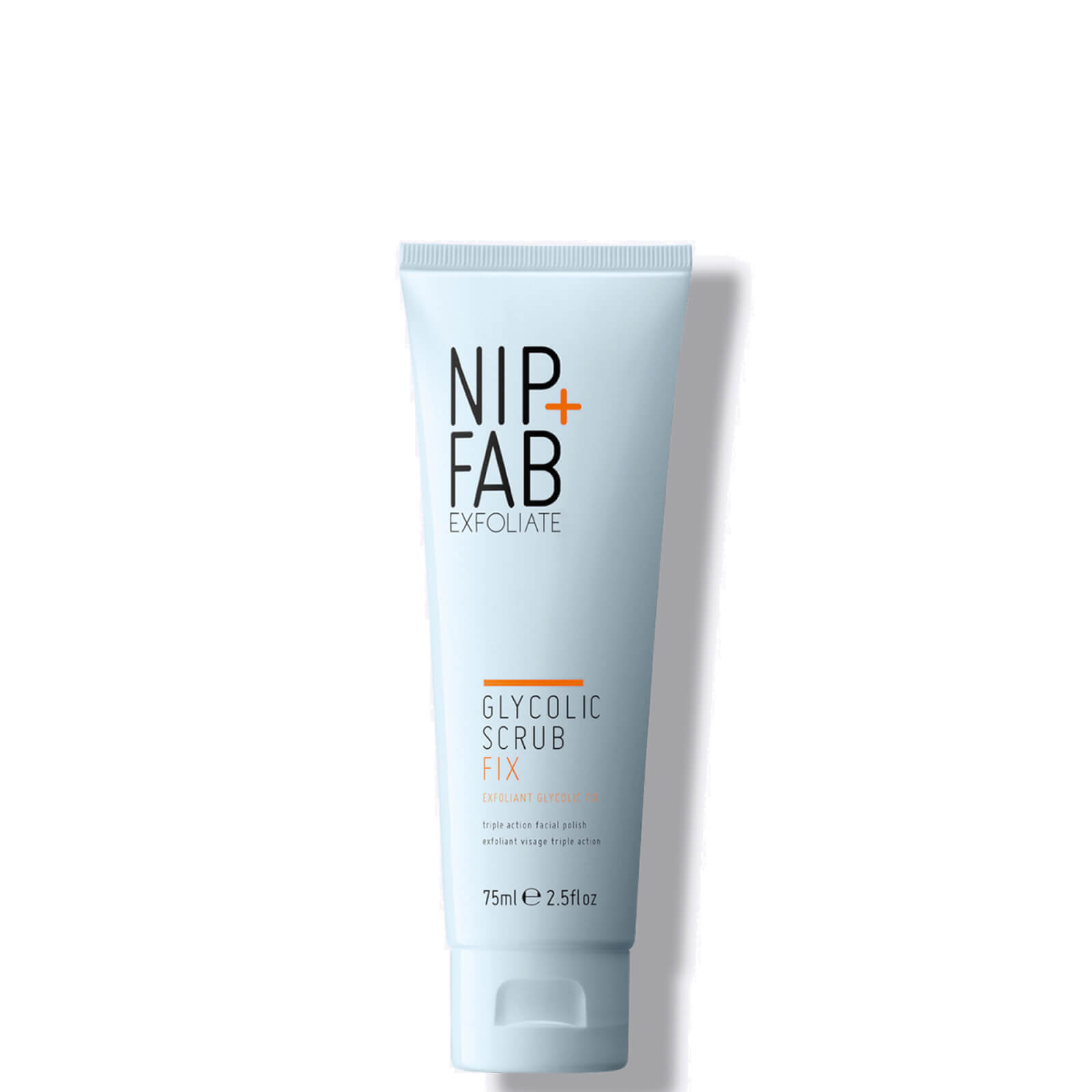 Photos - Facial / Body Cleansing Product NIP+FAB Exfoliate Glycolic Scrub Fix 75ml SKGLYFSCNB75