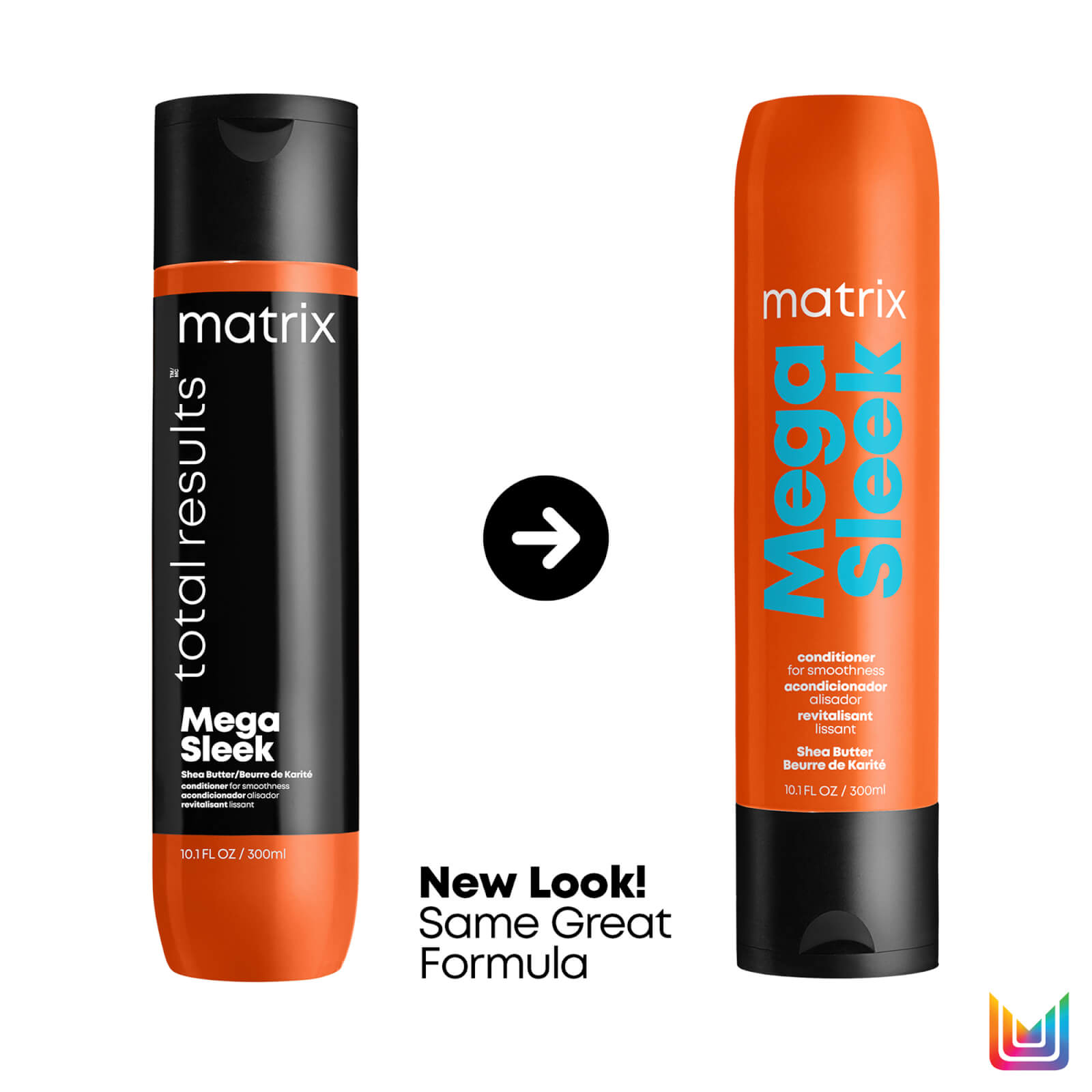 Matrix Total Results Mega Sleek Shea Butter Conditioner for Frizzy Hair 300ml