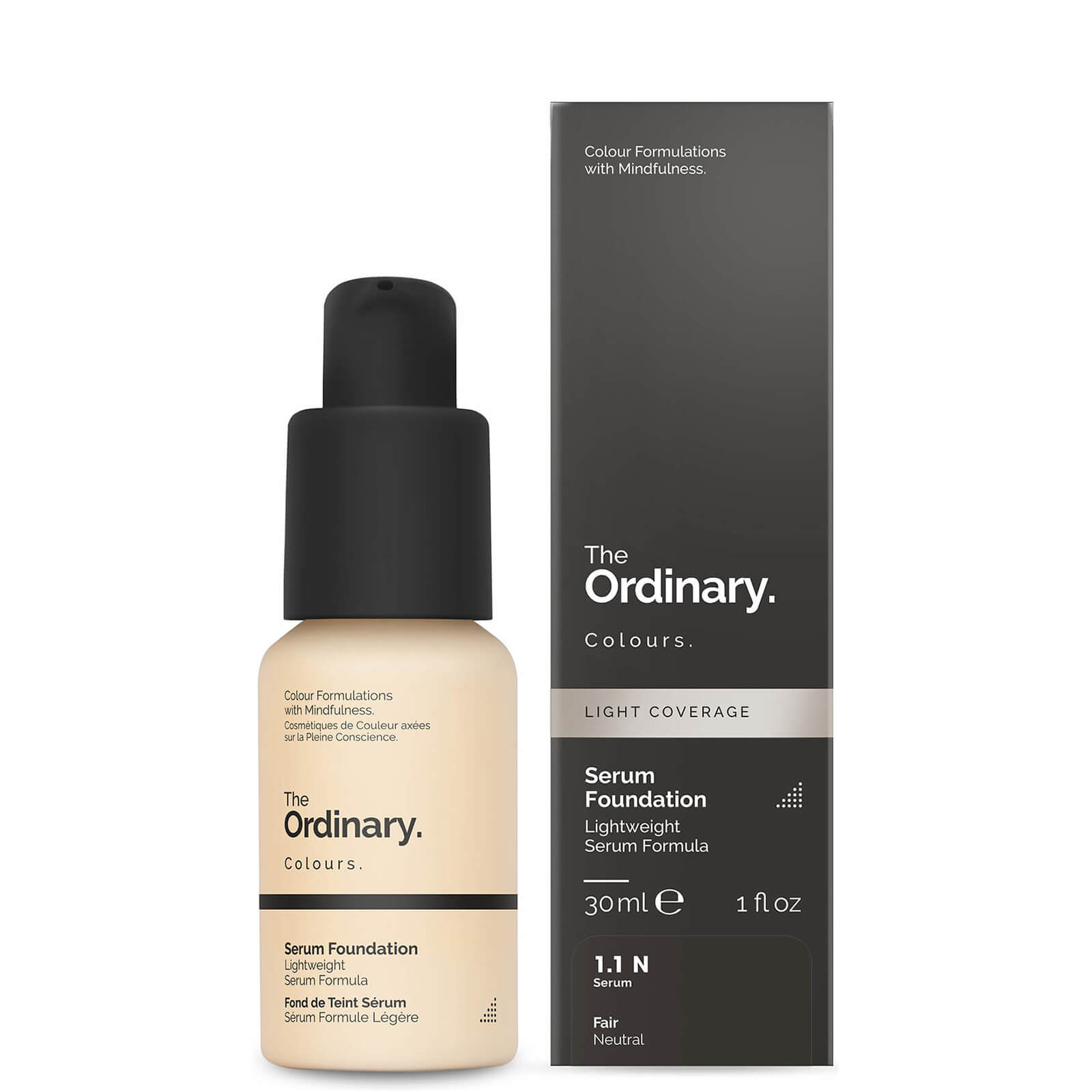 The Ordinary Serum Foundation with SPF 15 by The Ordinary Colours 30ml (Various Shades) - 3.3N