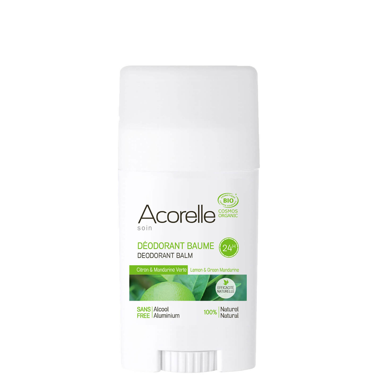 

Acorelle Organic Lemon and Green Mandarine Deodorant Balm 40g