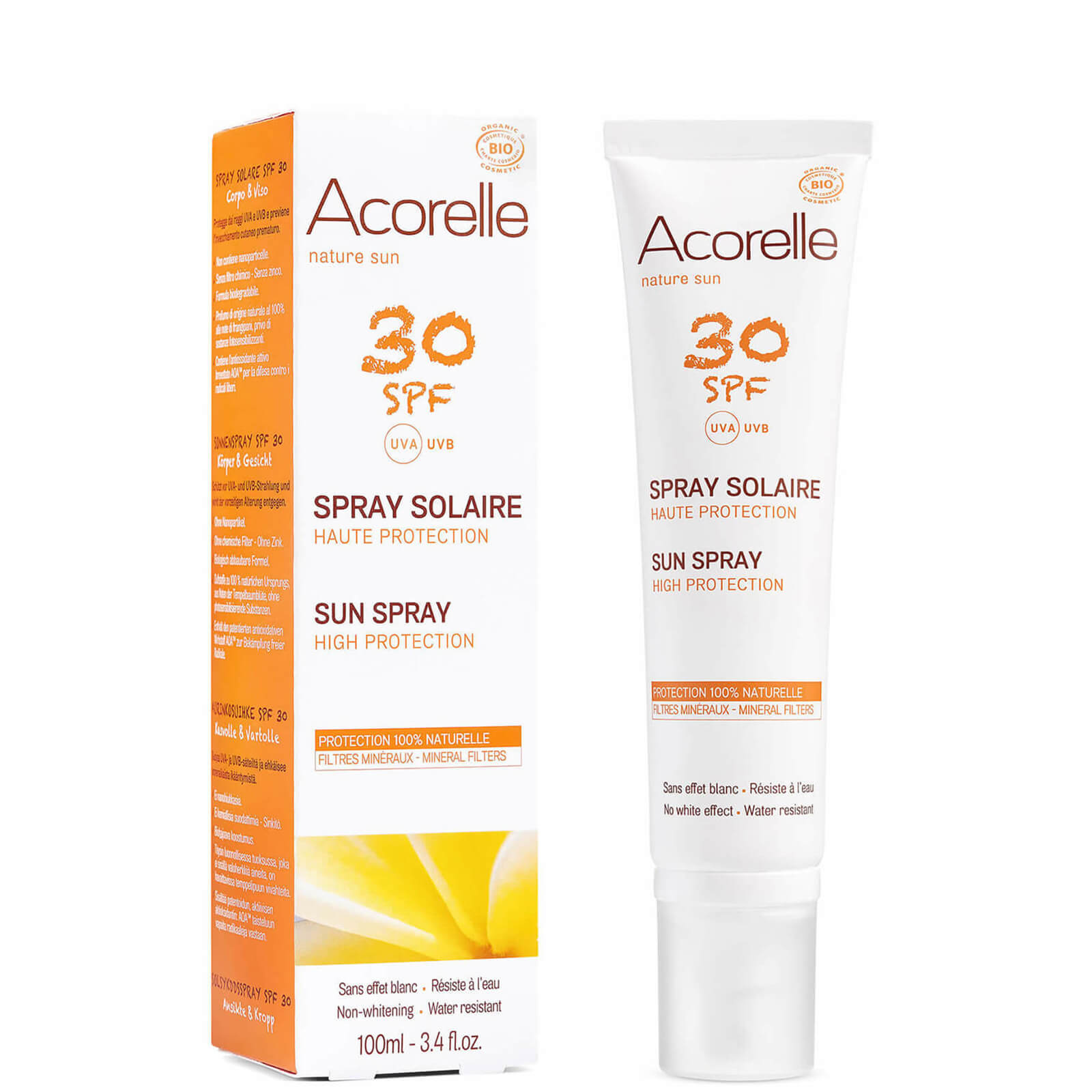 

Acorelle Organic SPF30 Sun Spray 100ml