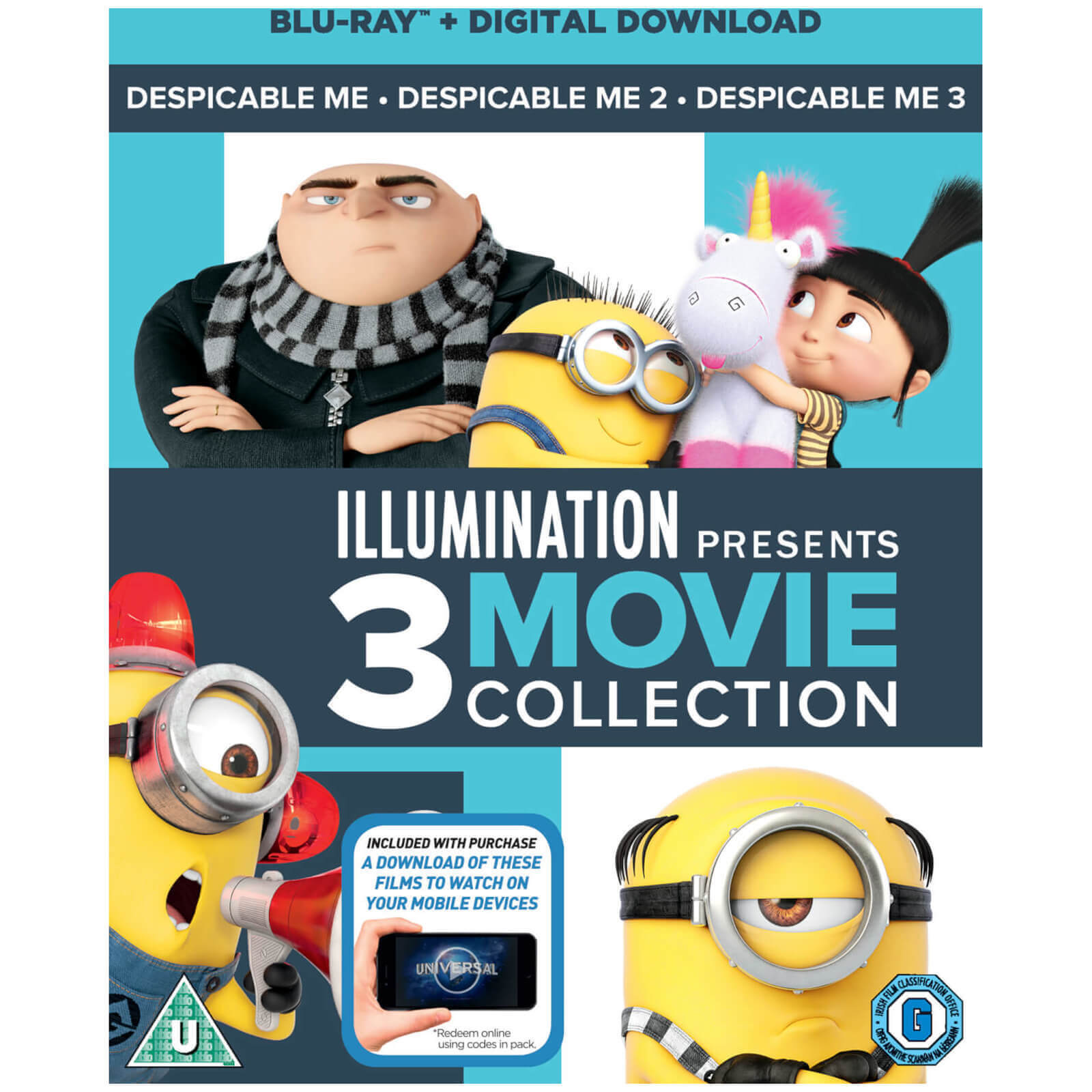 

Moi, moche et méchant 1-3 Coffret (avec téléchargement numérique)