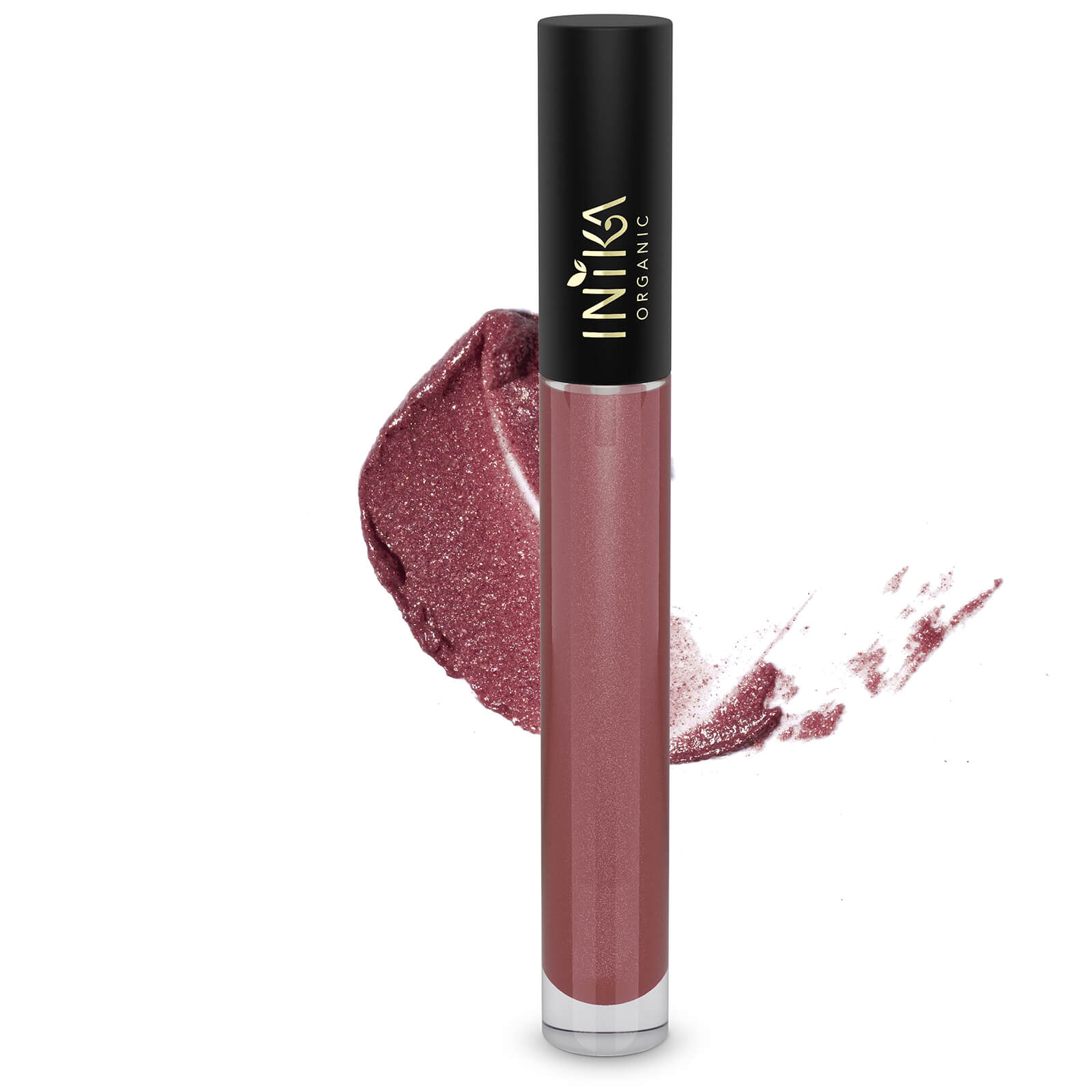 INIKA Organic Lip Glaze - Rosewood-Pink Pink