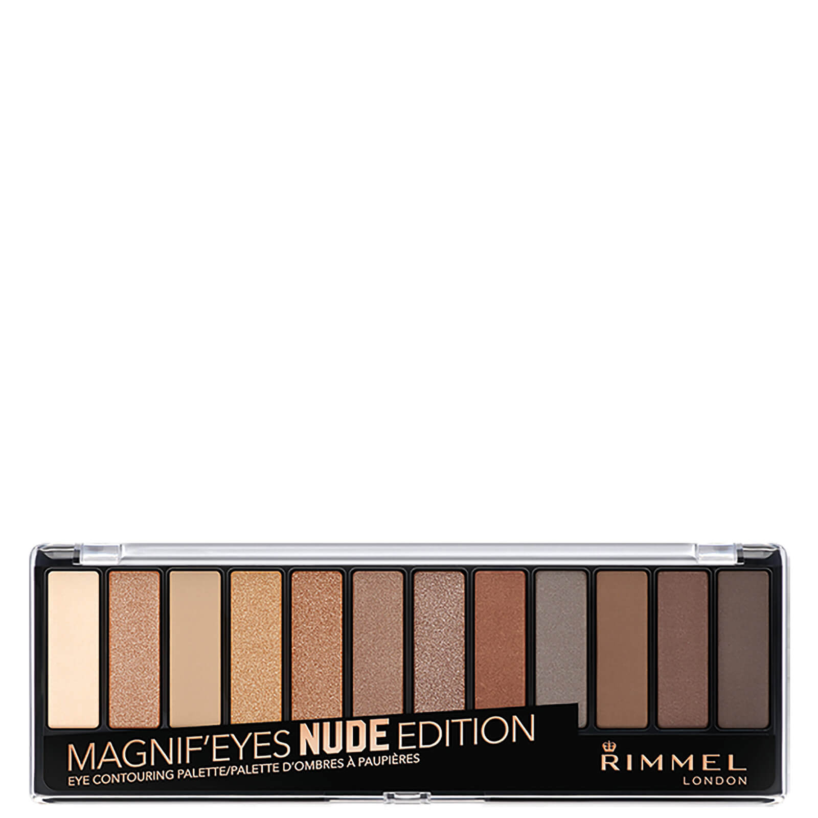 Image of Rimmel palette 12 ombretti - Nude Edition 14 g