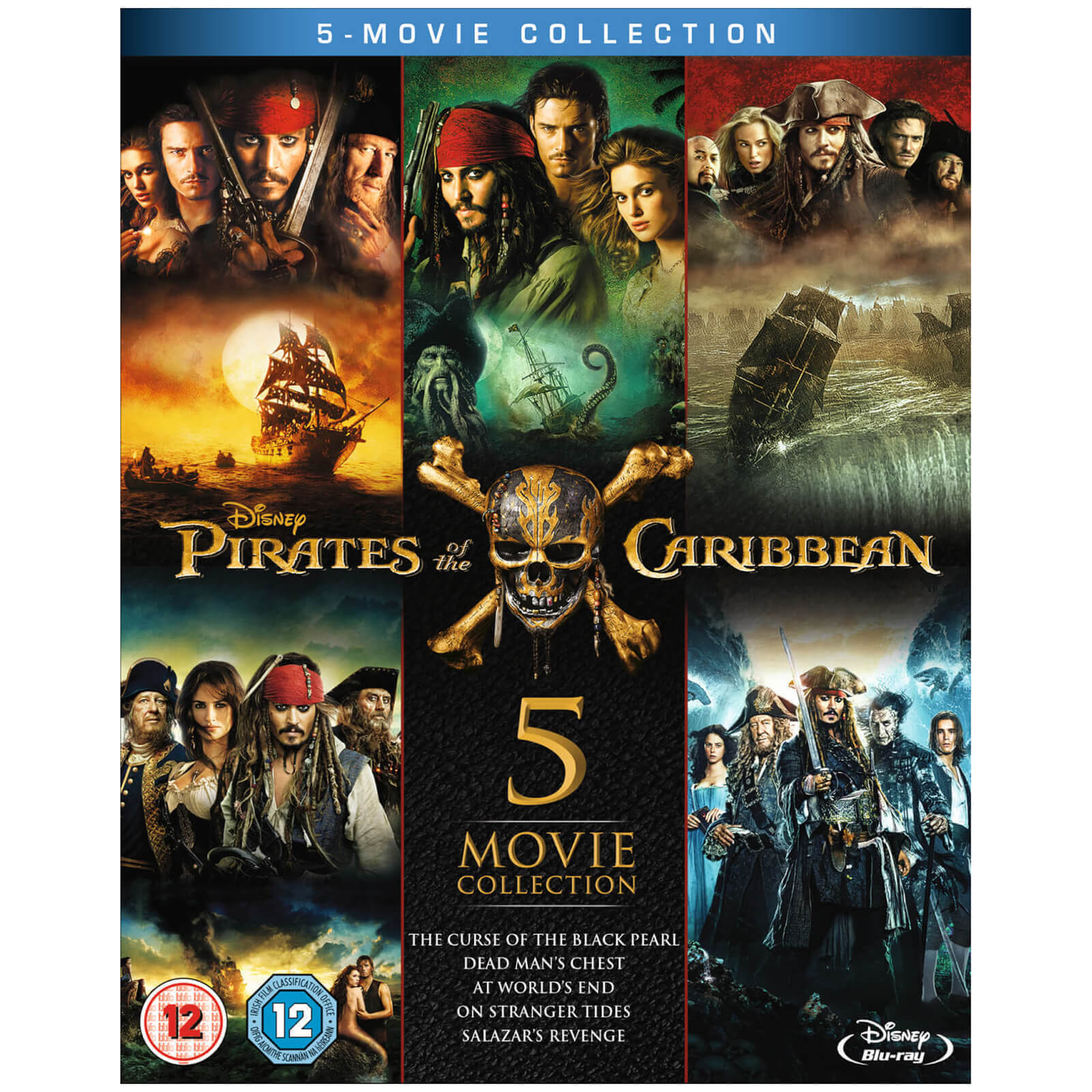 Pirates of the Caribbean: 1-5 boxset