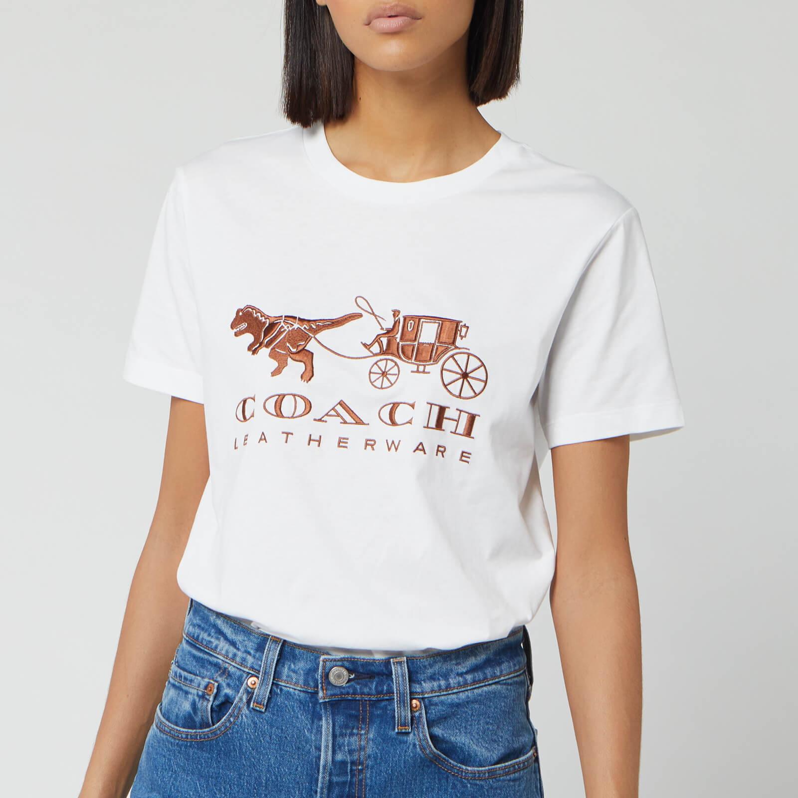 Coach 1941 Women's Rexy and Carriage T-Shirt - White - S