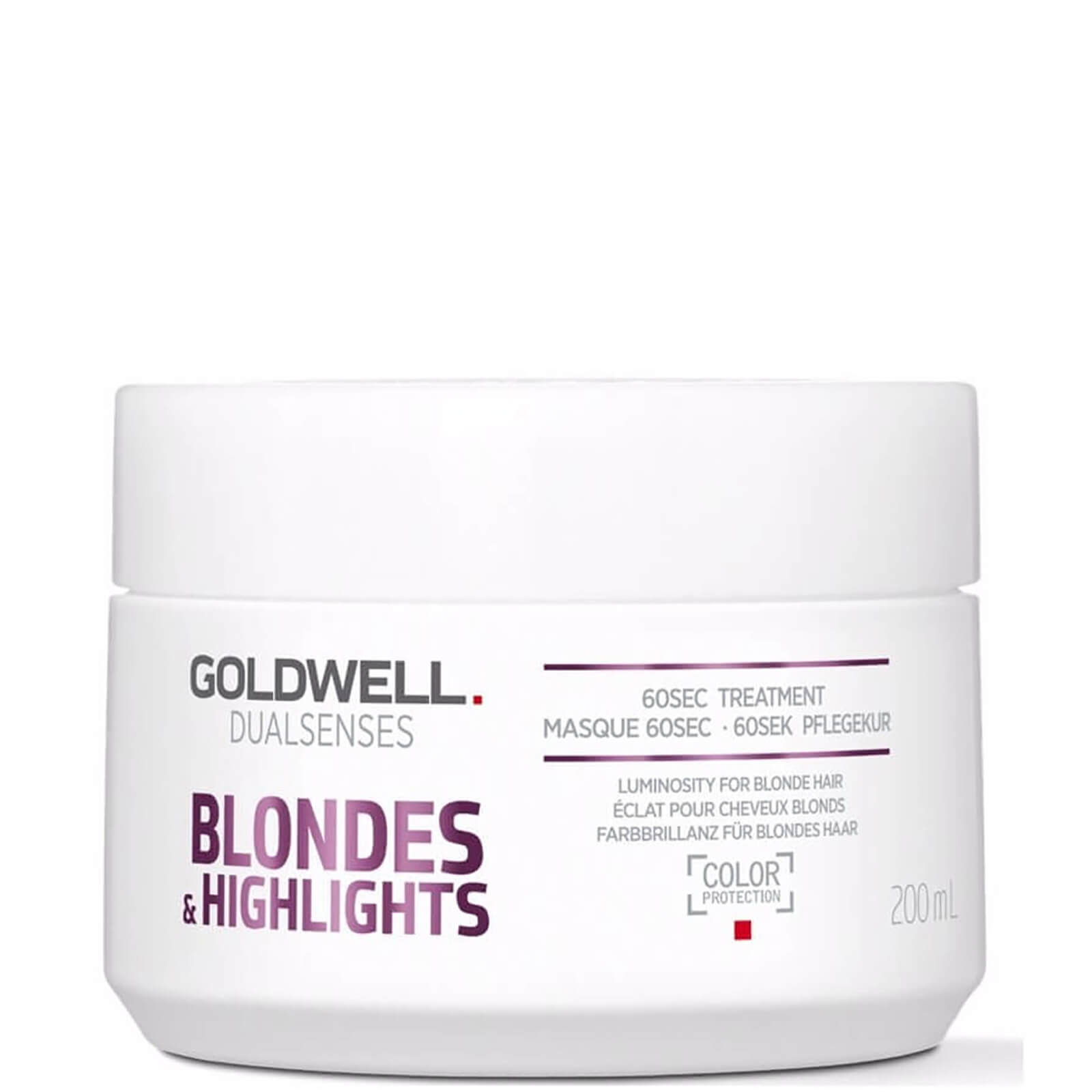 Image of Goldwell Dualsenses Blonde and Highlights Anti-Yellow 60Sec Treatment 200ml