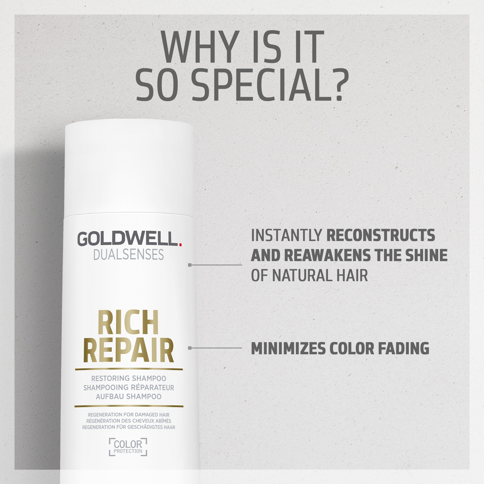 Thumbnail - Goldwell Dualsenses Rich Repair Restoring Shampoo 250ml