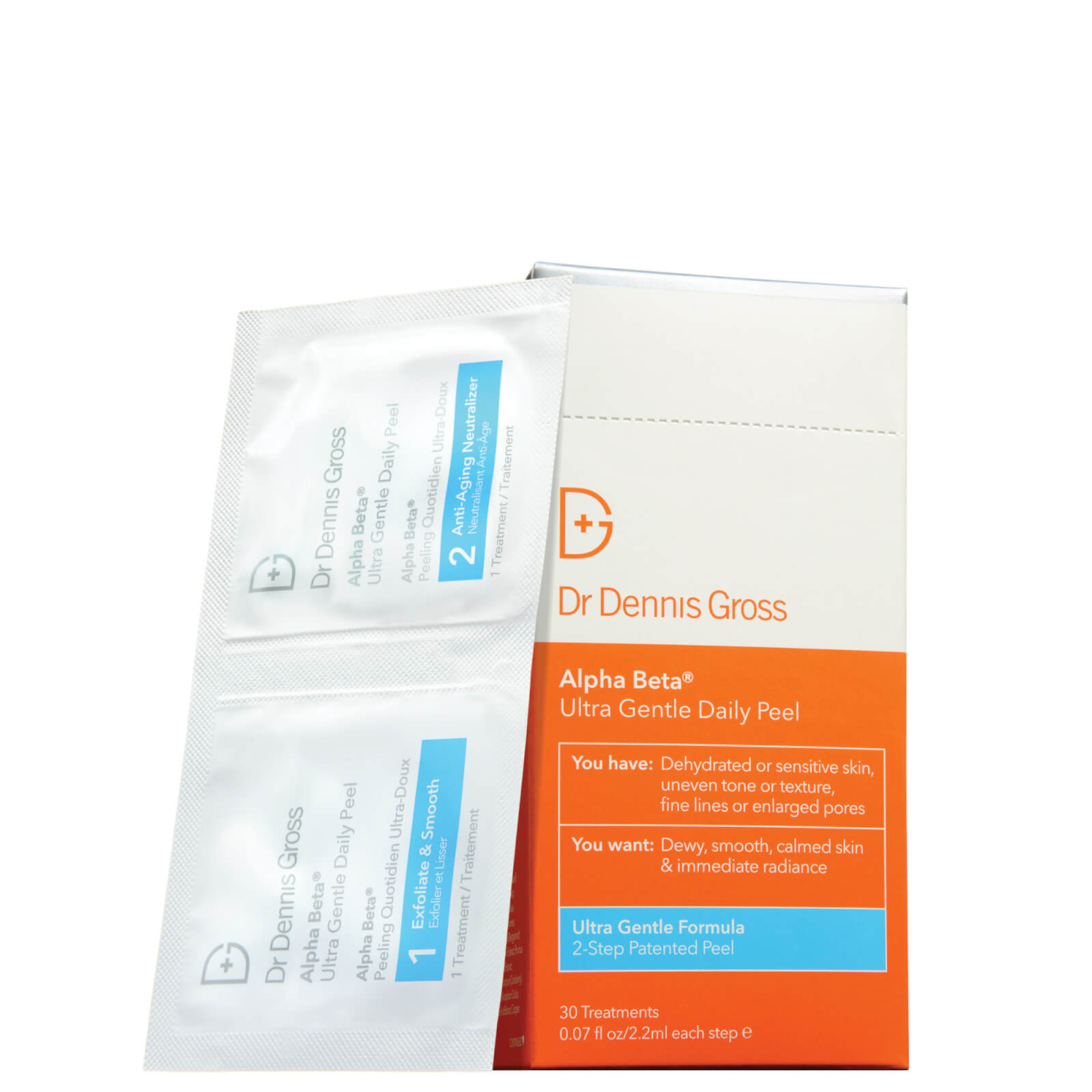 Dr Dennis Gross Alpha Beta Ultra Gentle Peel (30 Pack) In White