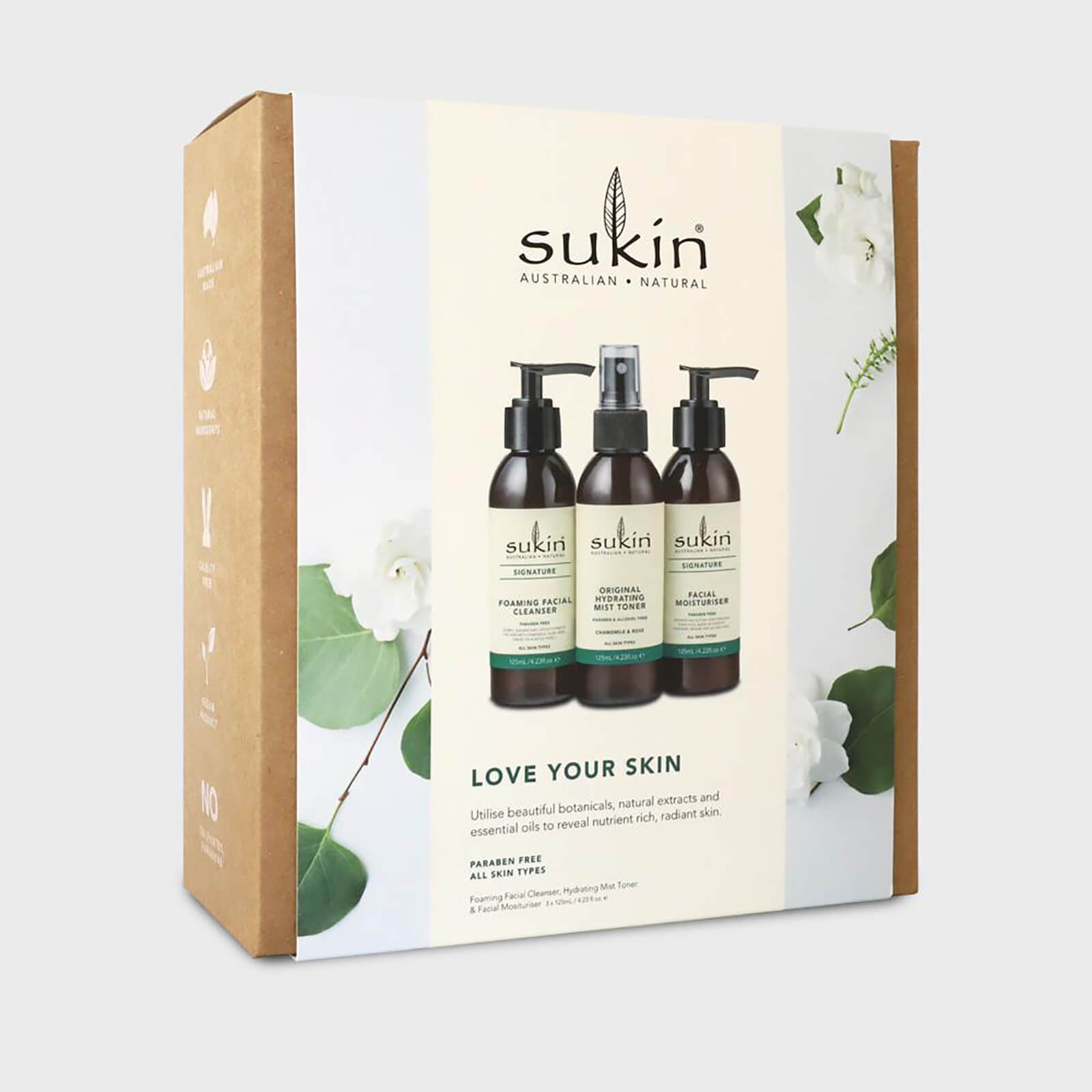 

Sukin Love Your Skin Cleanse, Tone and Moisturise Kit