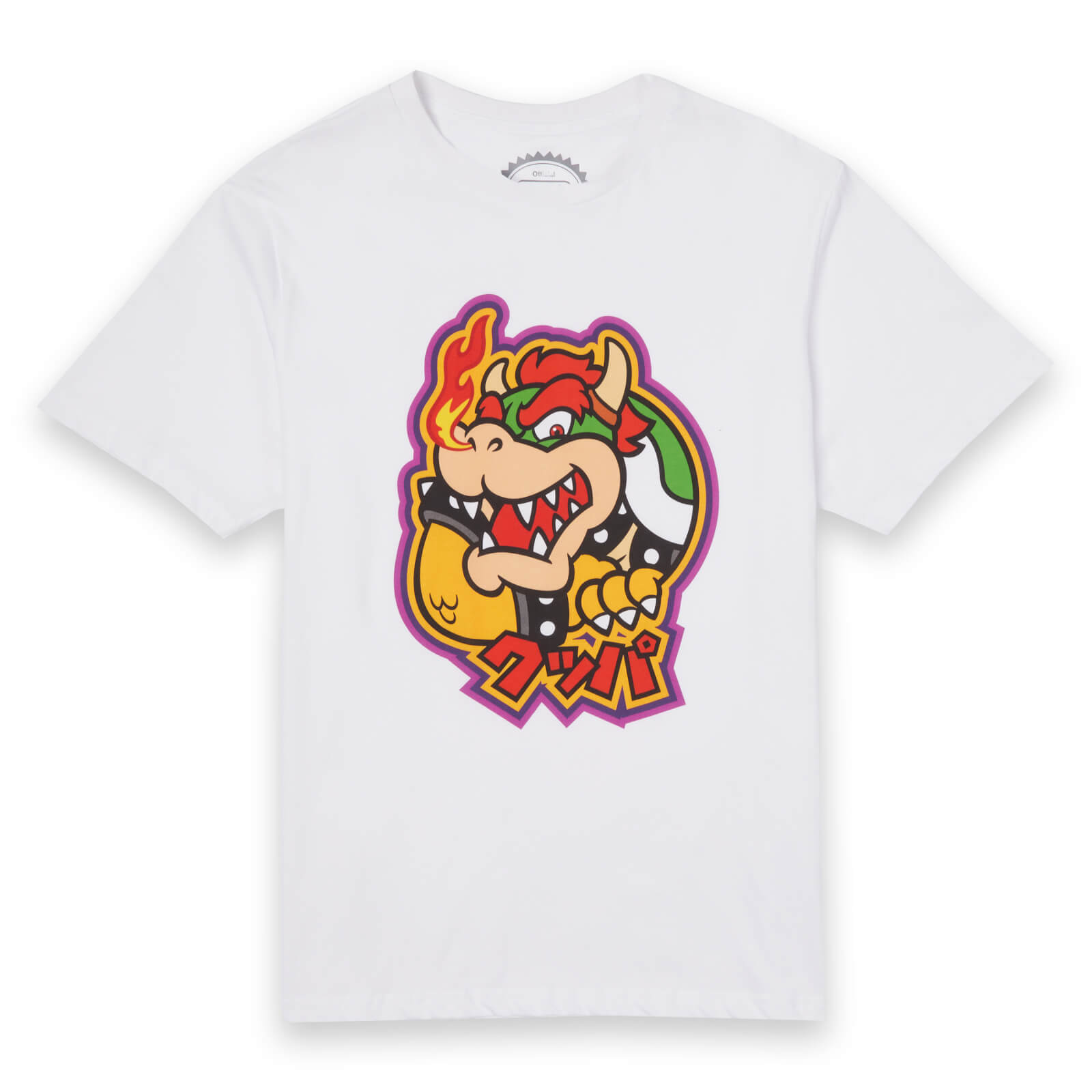 

T-Shirt Homme Bowser Kanji Nintendo - Blanc - L