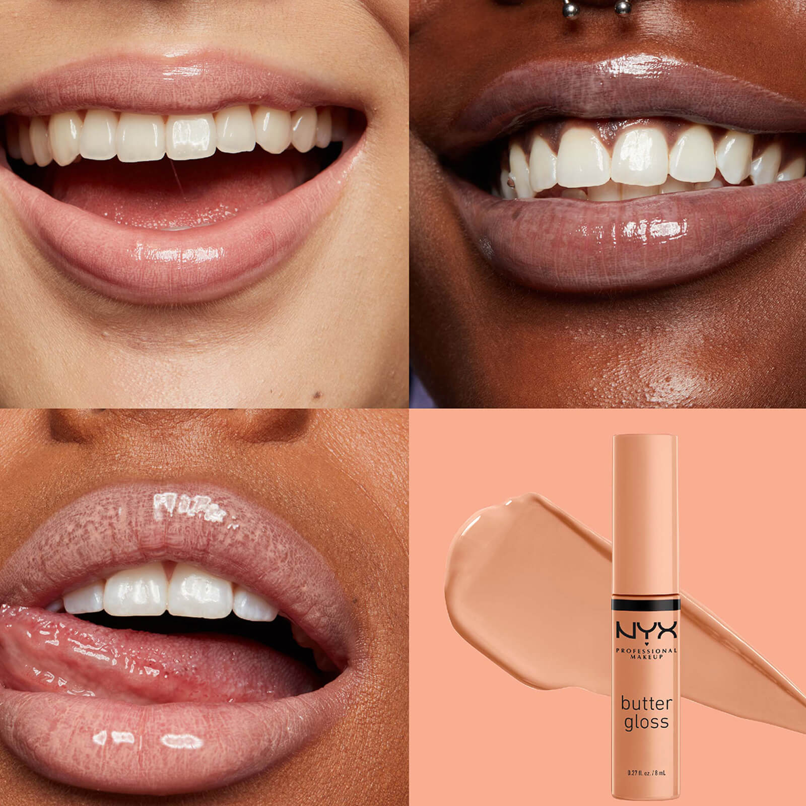 Thumbnail - NYX Professional Makeup Butter Gloss (Various Shades) - Fortune Cookie