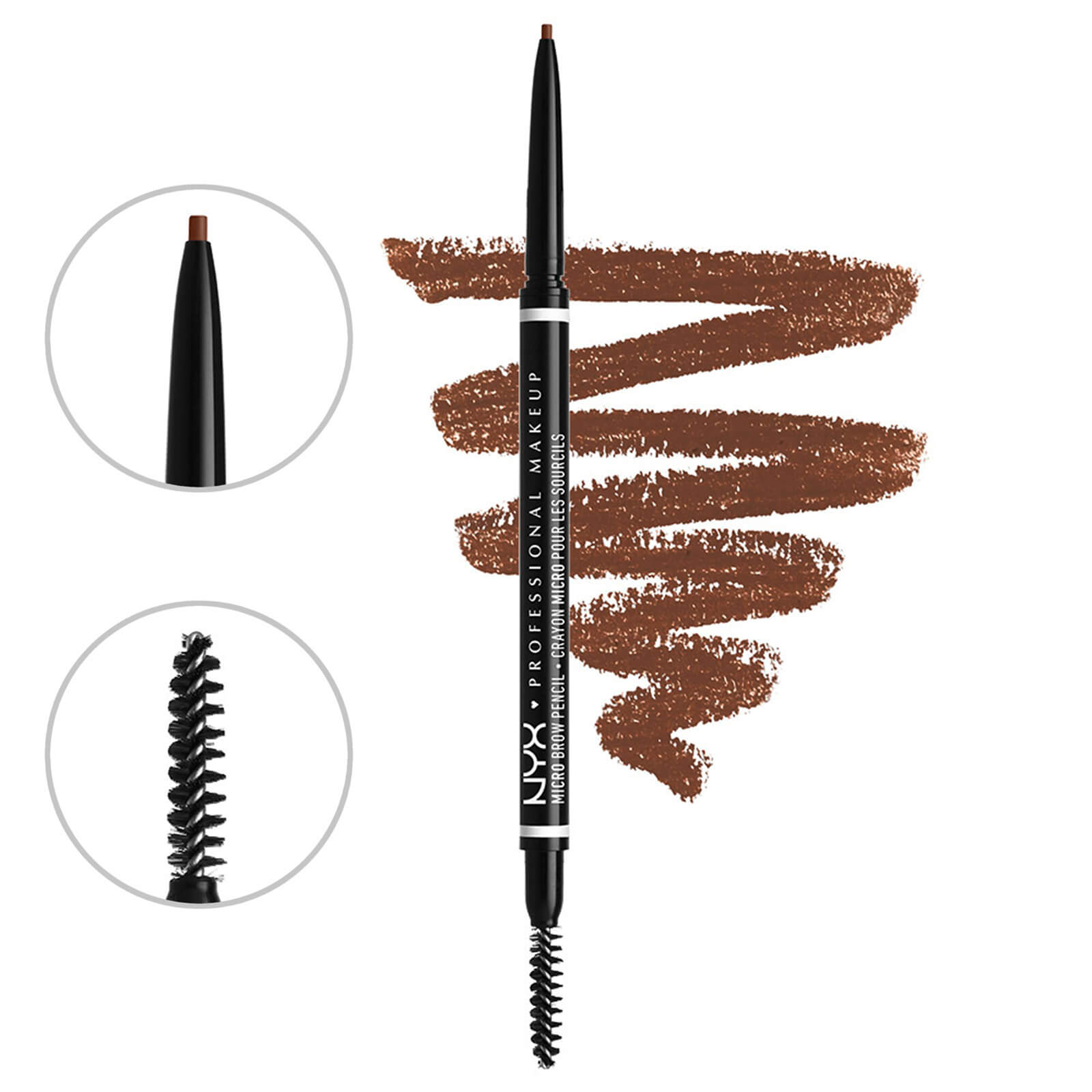 NYX Professional Makeup Micro Brow Pencil (Various Shades) - Brunette