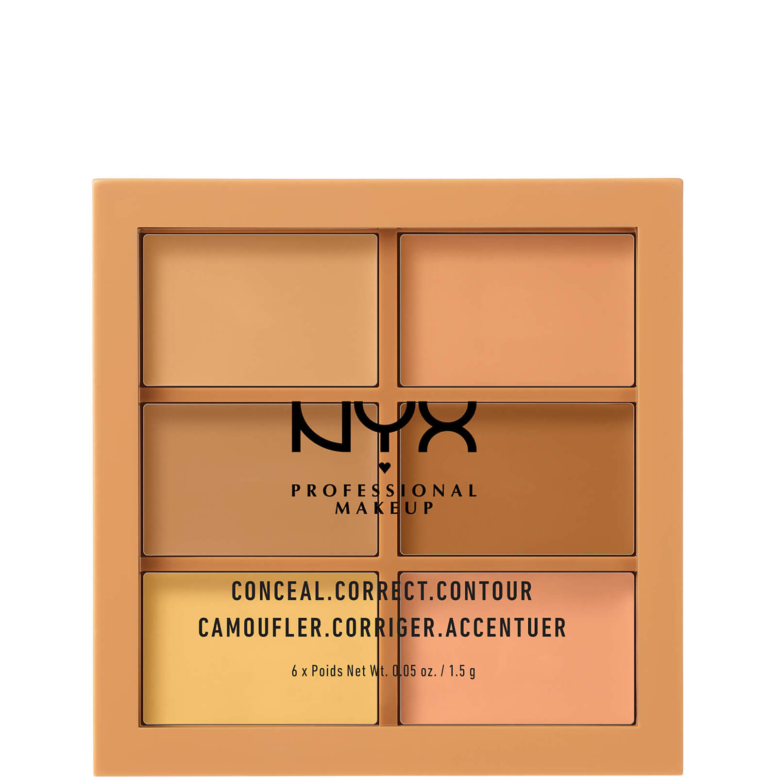 Image of NYX Professional Makeup 3C Palette - Conceal, Correct, Contour - Medium