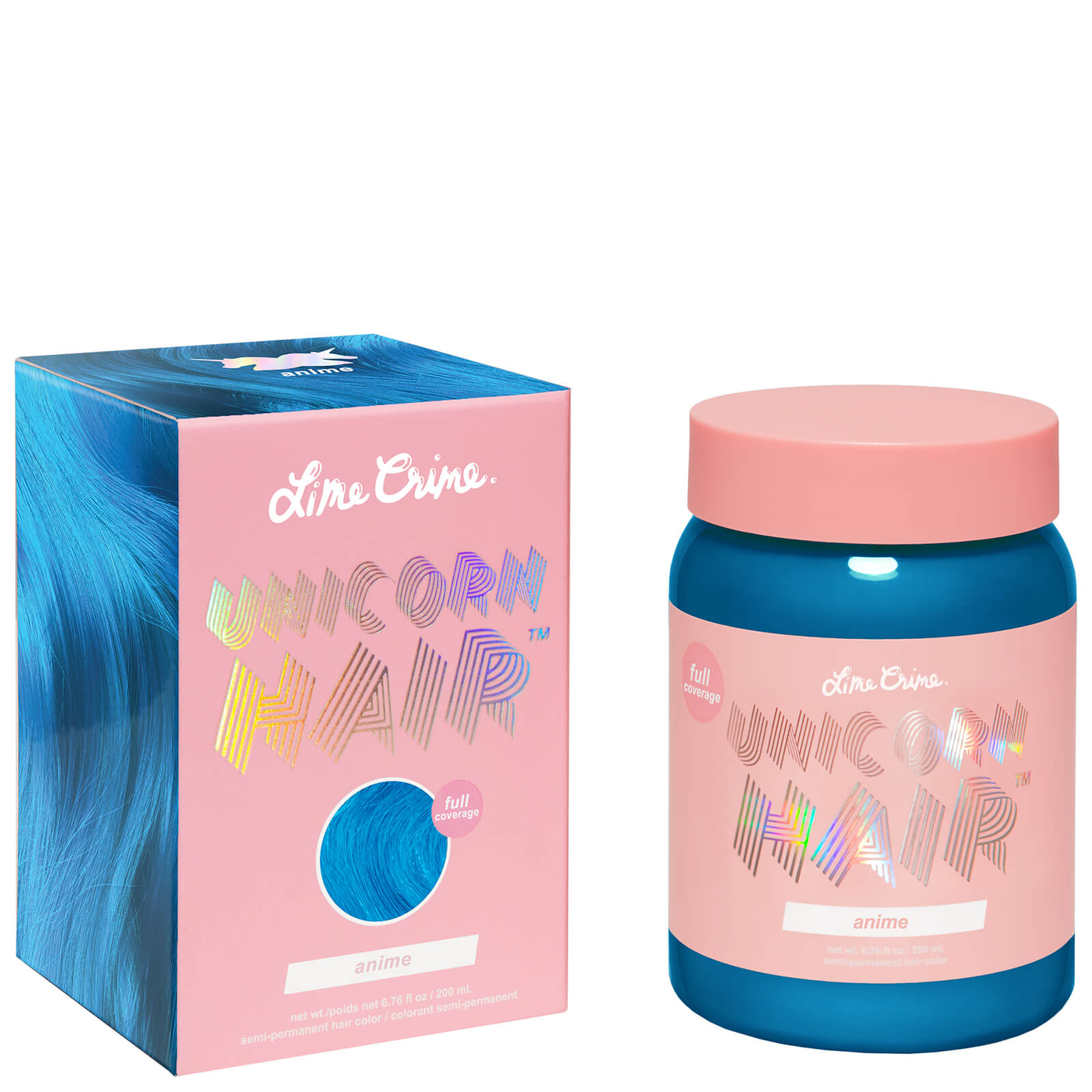 

Lime Crime Unicorn Hair Full Coverage Tint 200ml (Various Shades) - Anime