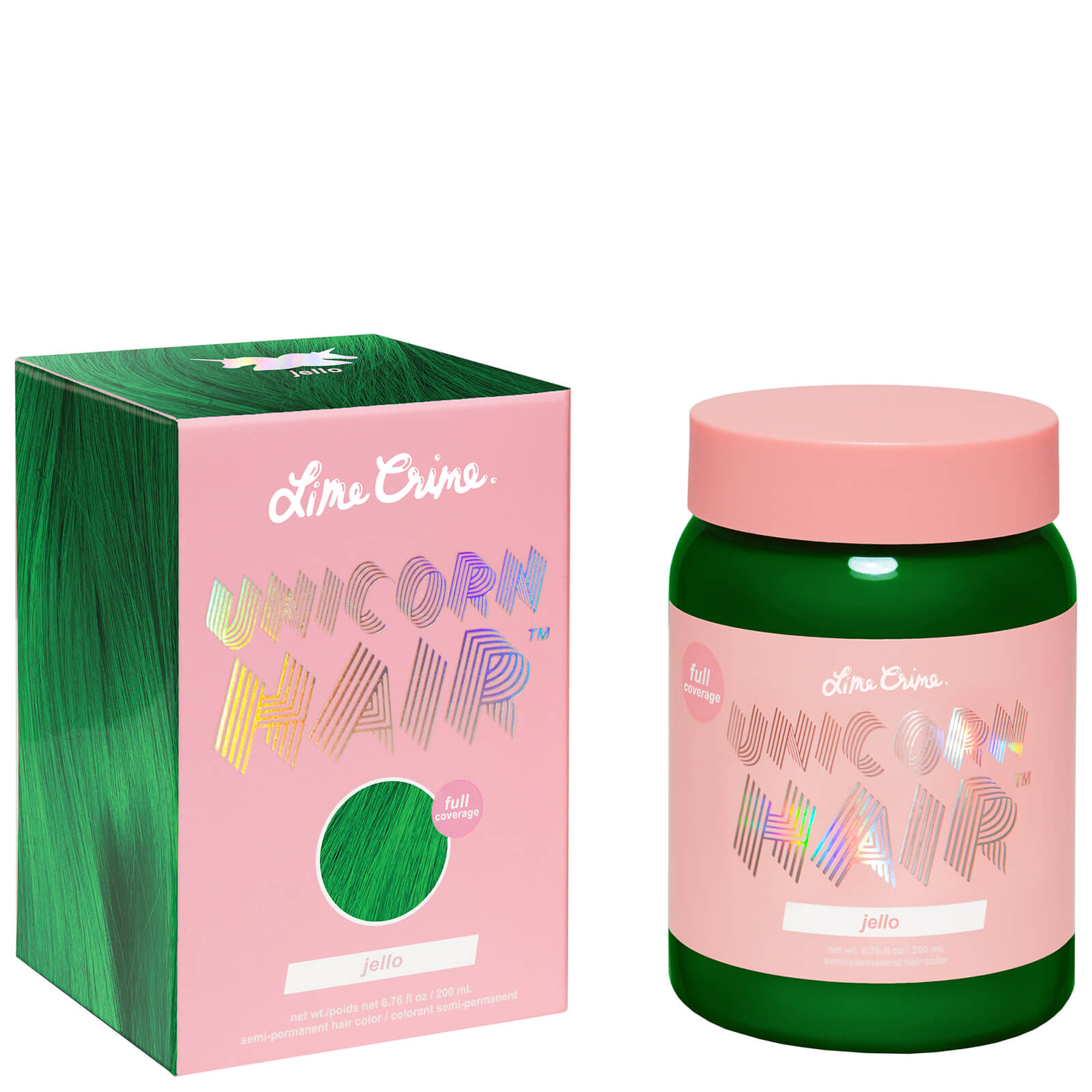 

Lime Crime Unicorn Hair Full Coverage Tint 200ml (Various Shades) - Jello