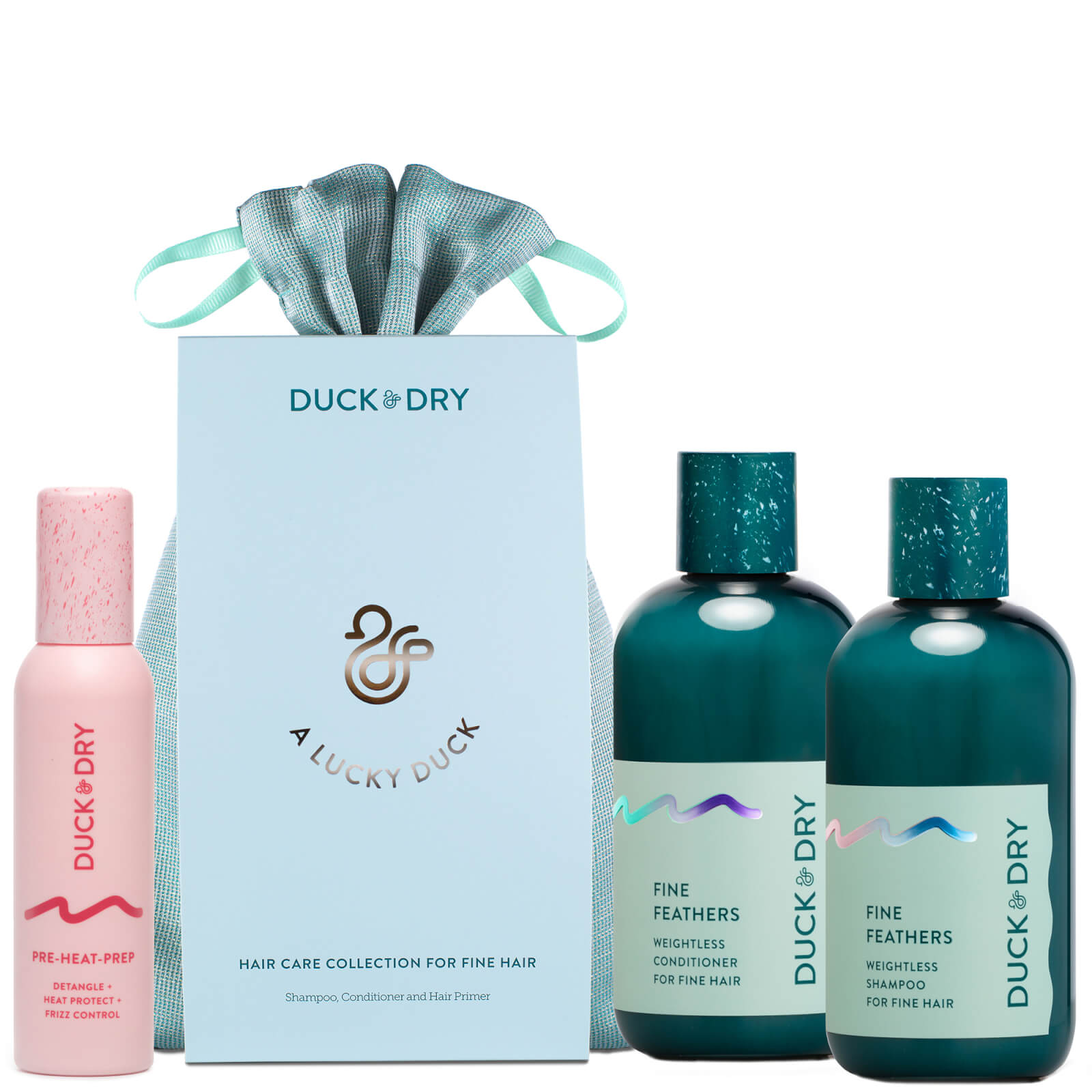 

Duck & Dry Hair Care Collection for Fine Hair