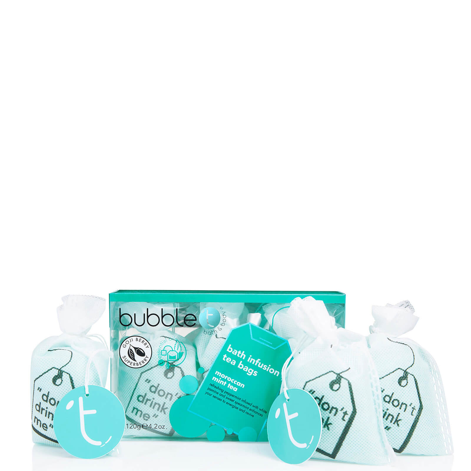 

Bubble T Big Bath Tea Bags - Green 360g