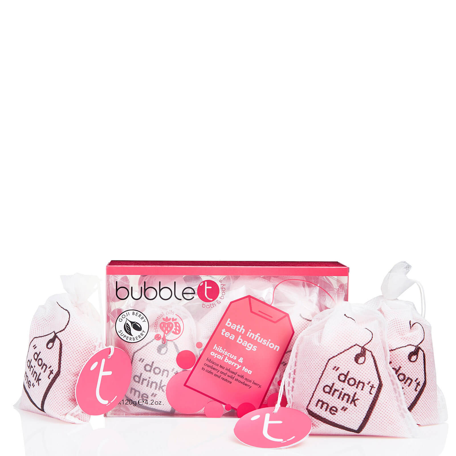 

Bubble T Big Bath Tea Bags - Red 360g