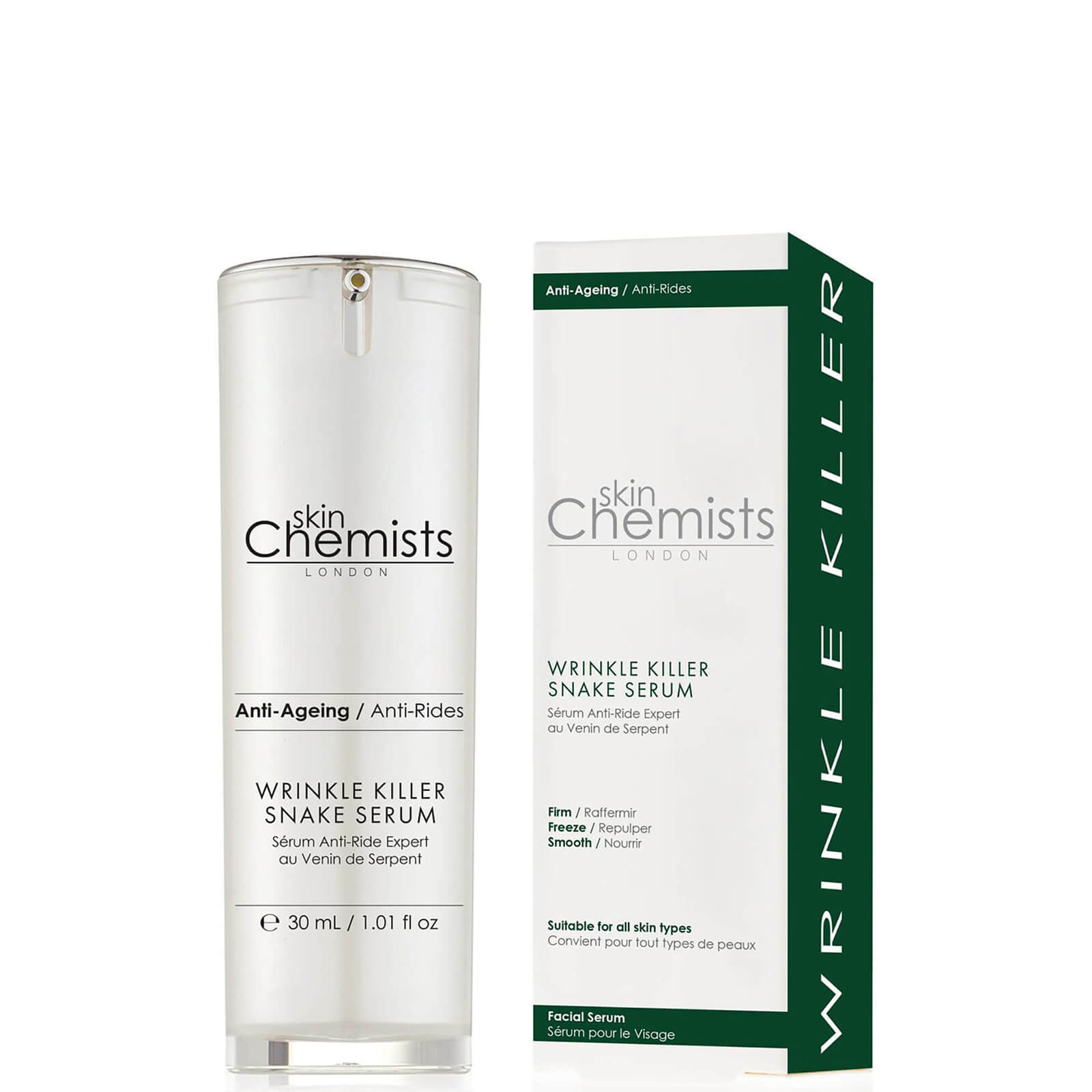 

skinChemists London Wrinkle Killer Snake Serum 30ml