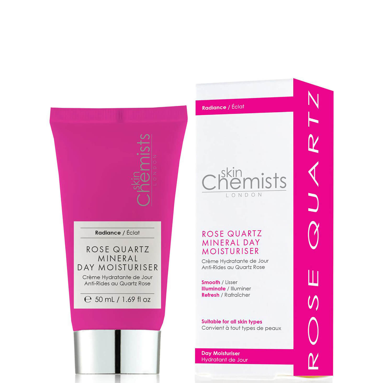 

skinChemists London Rose Quartz Mineral Day Moisturiser 50ml