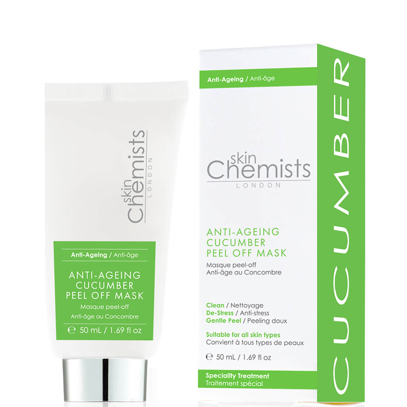 

skinChemists London Anti-Ageing Cucumber Facial Mask 50ml