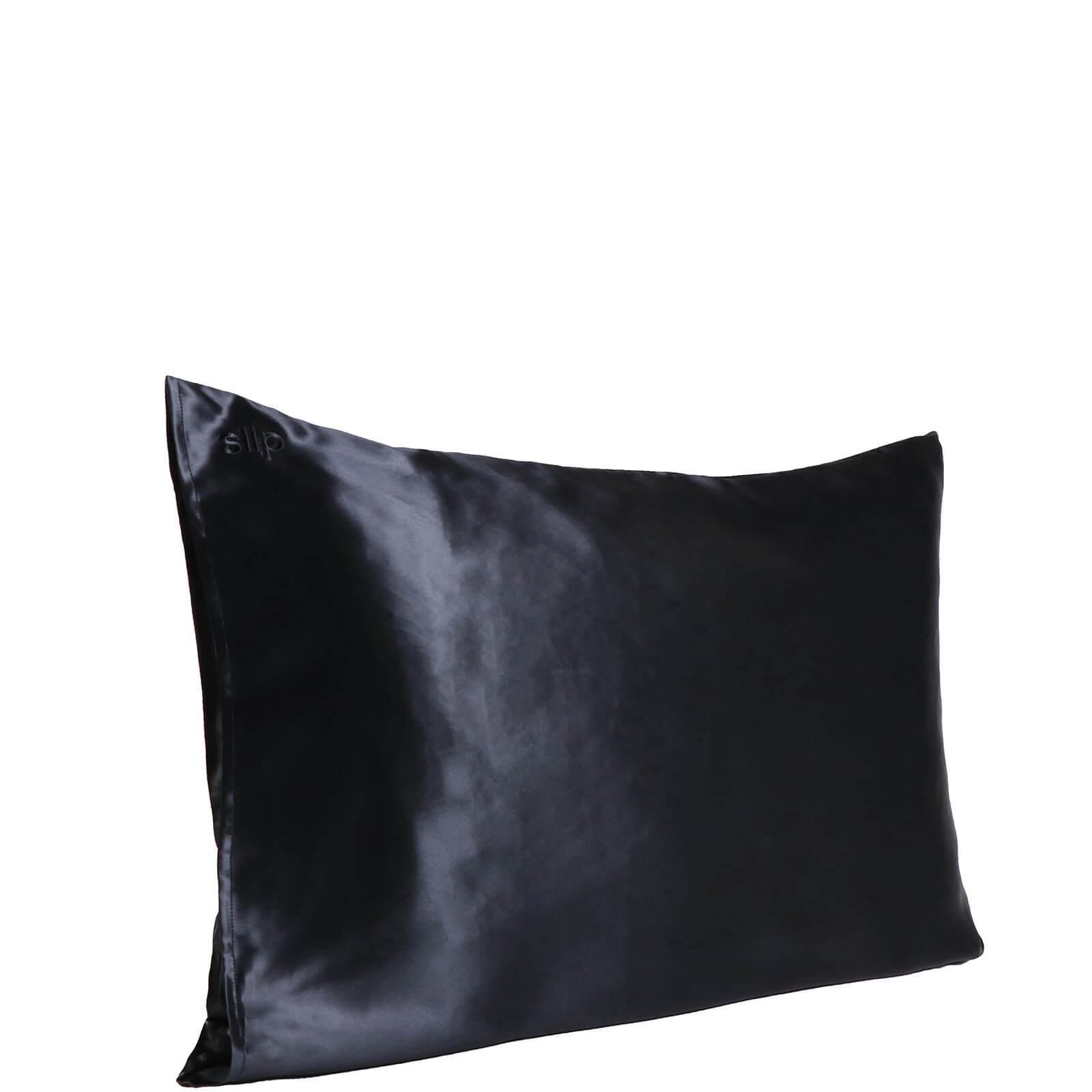 Slip Silk Pillowcase - Queen (Various Colors) - Black