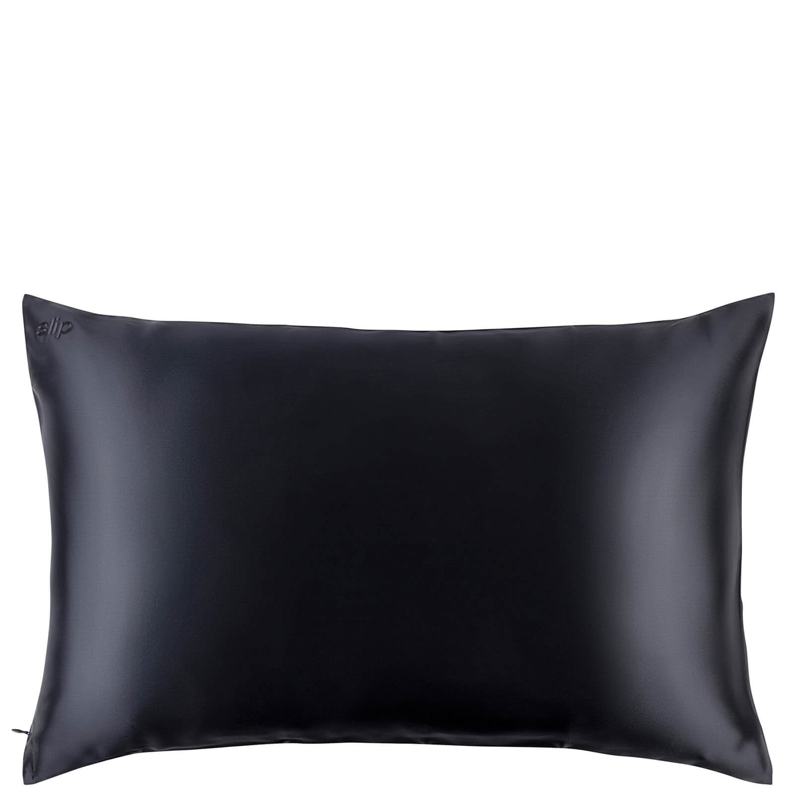 Image of Slip Silk Pillowcase - Queen (Various Colours) - Black