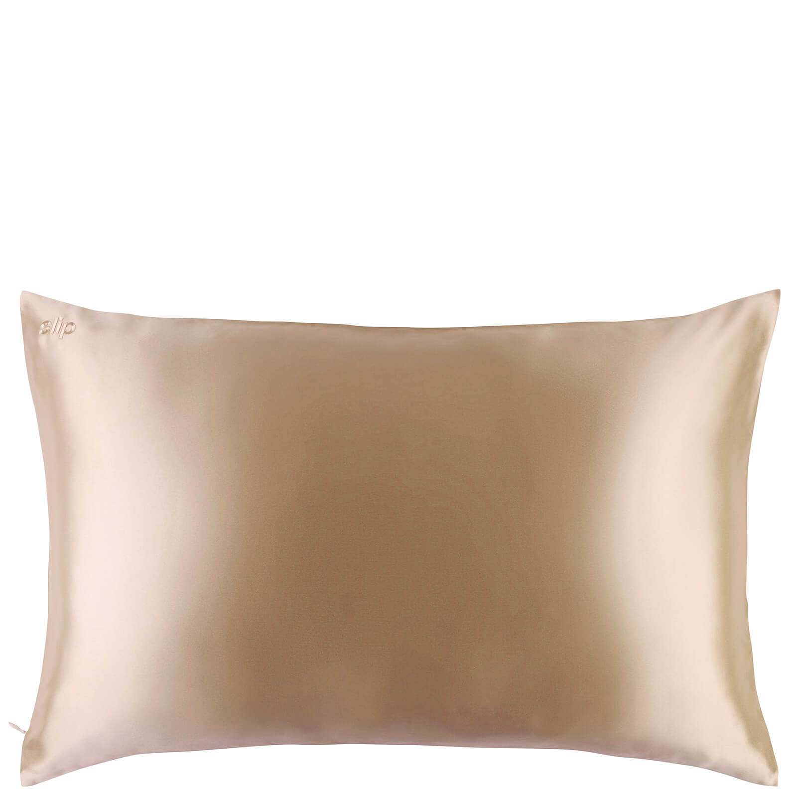 Image of Slip Silk Pillowcase - Queen (Various Colours) - Caramel
