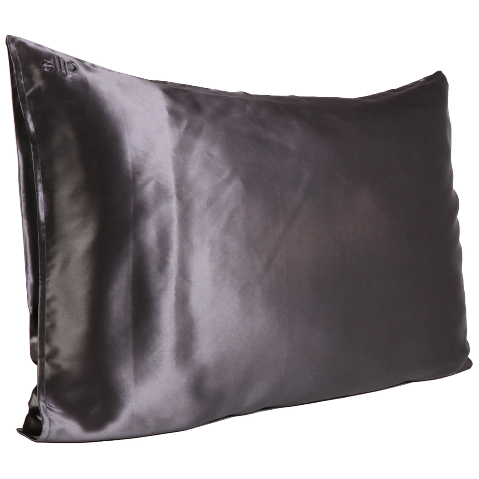Slip Silk Pillowcase - Queen (Various Colours) - Charcoal