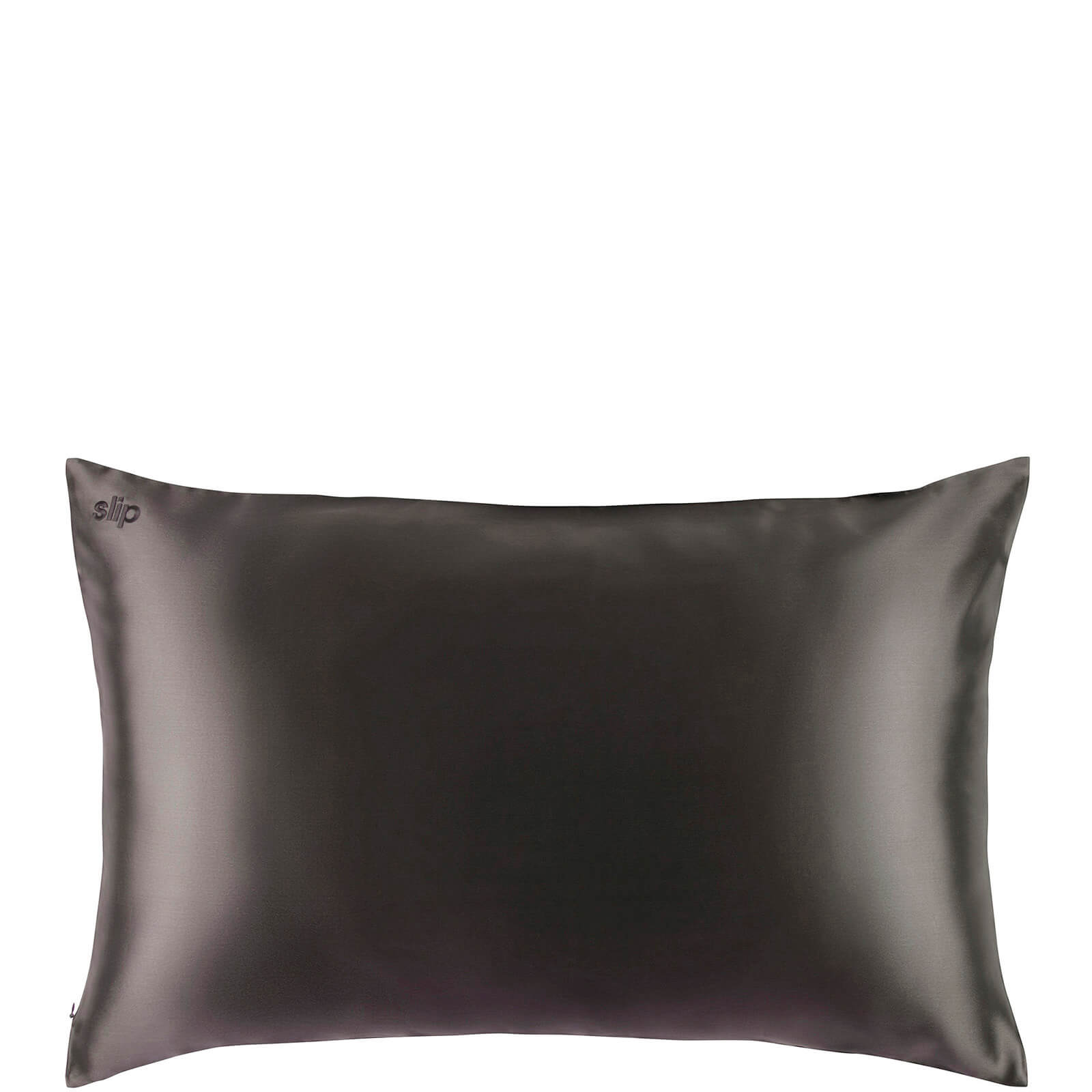 Image of Slip Silk Pillowcase - Queen (Various Colours) - Charcoal
