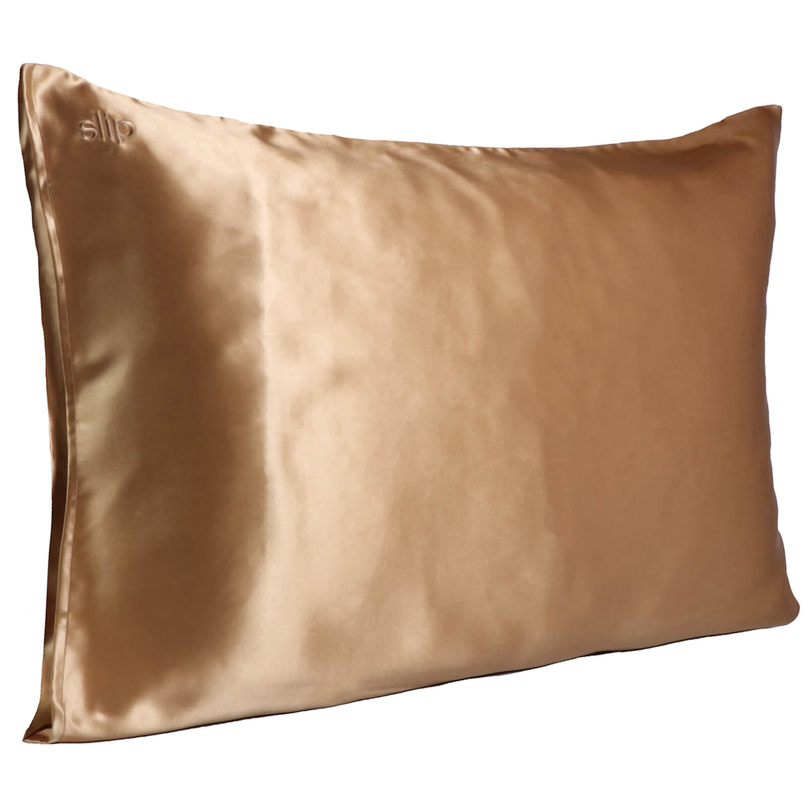 Slip Silk Pillowcase - Queen (Various Colours) - Gold