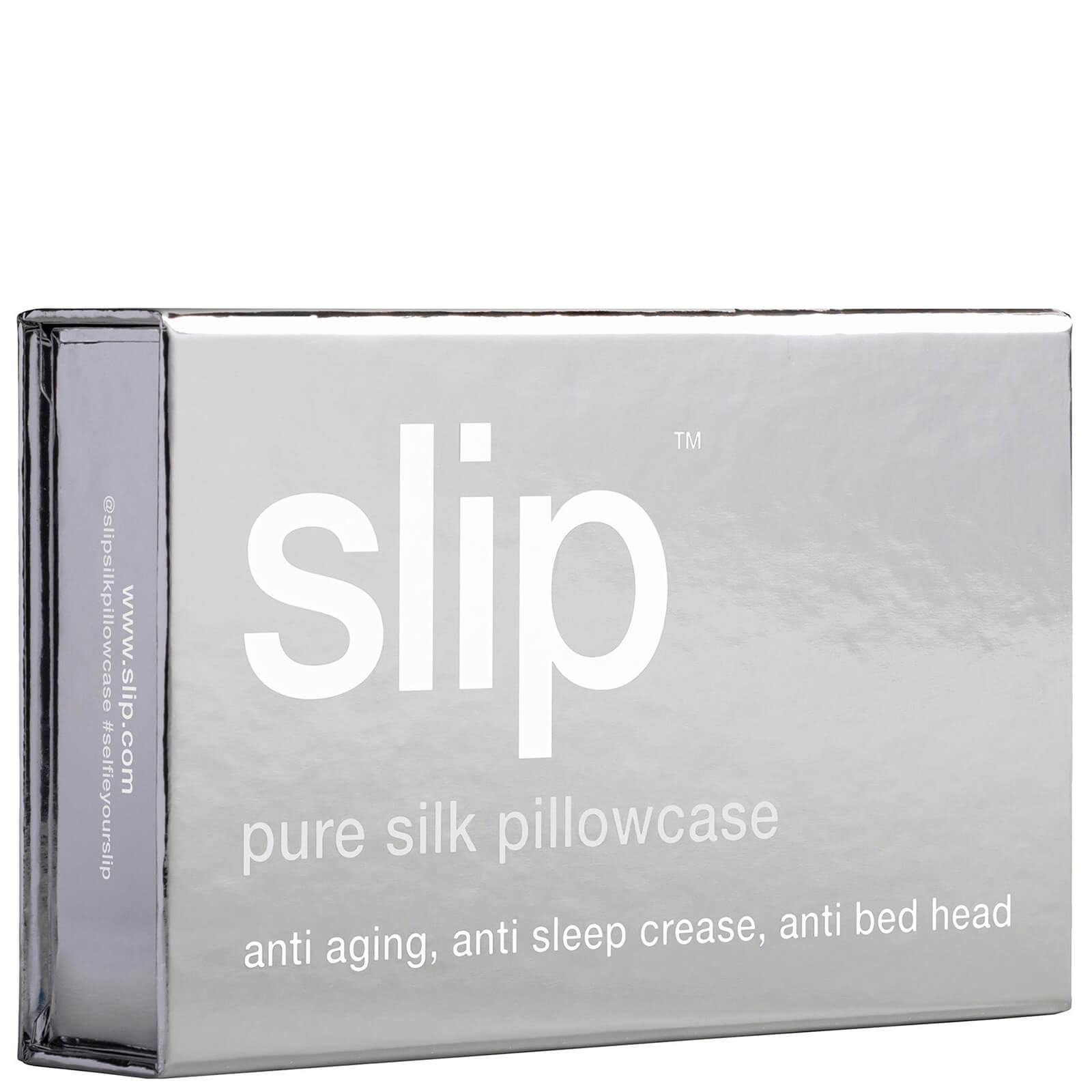 Thumbnail - Slip Silk Pillowcase - Queen - Silver