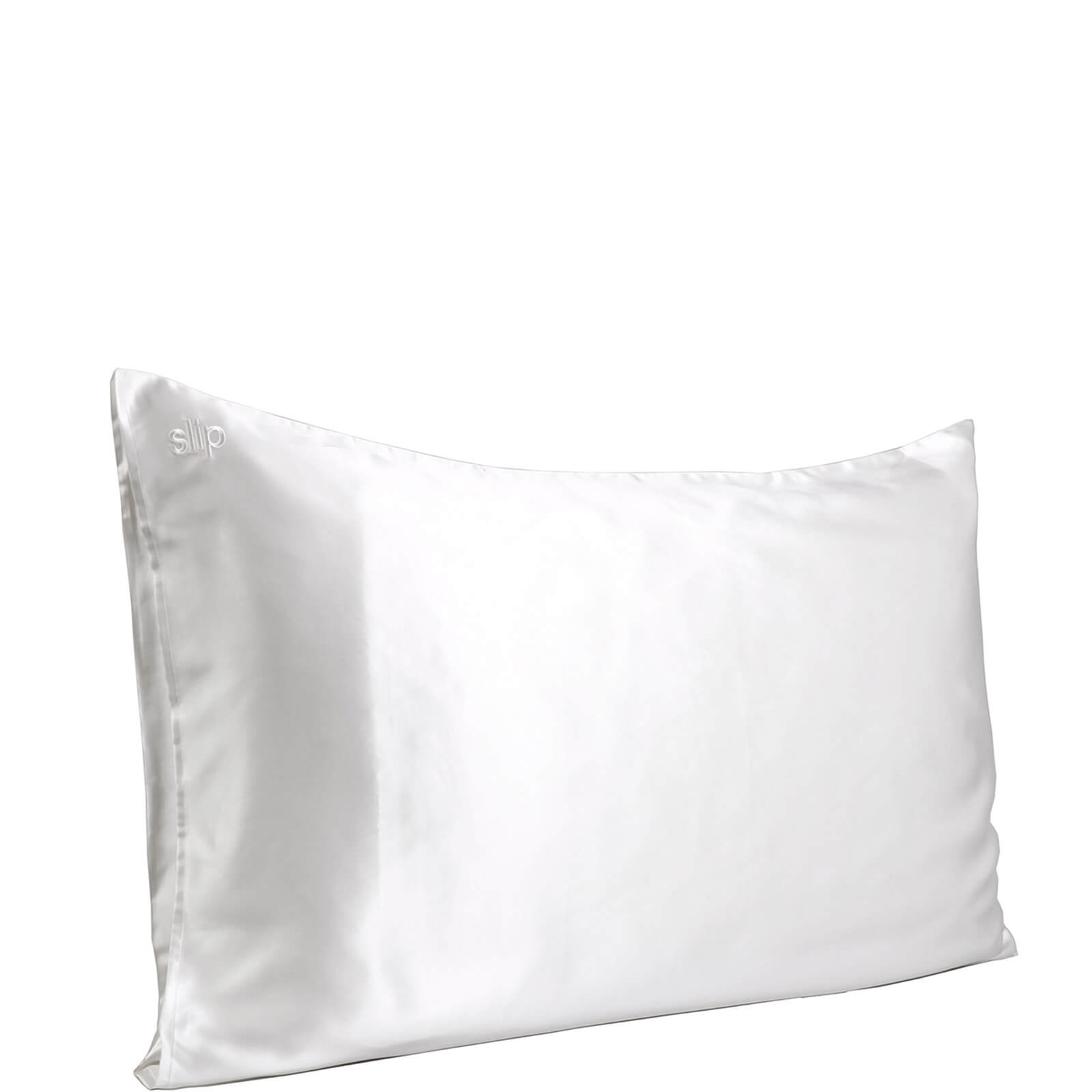 Image of Slip Silk Pillowcase King (Various Colours) - White
