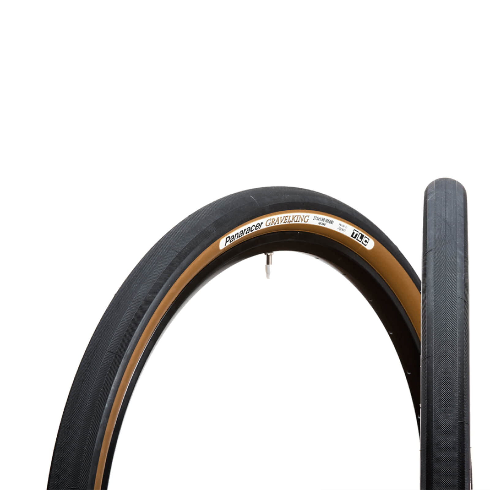 Image of Panaracer Gravel King Folding Tyre - 700c - Black / Brown / 700c / 32mm / Clincher